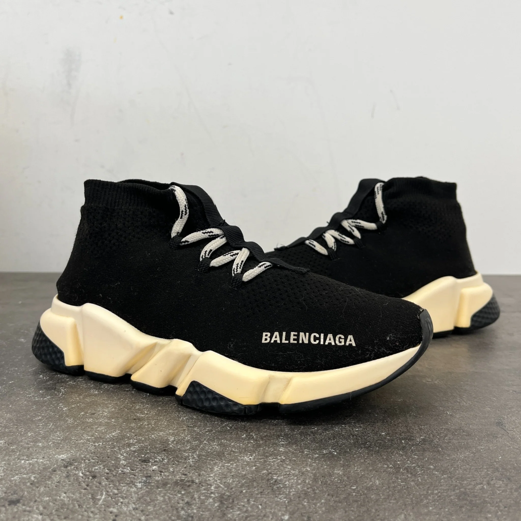Women's Speed Sock High Trainers Black Size EU 36 / UK 3 - Image 11