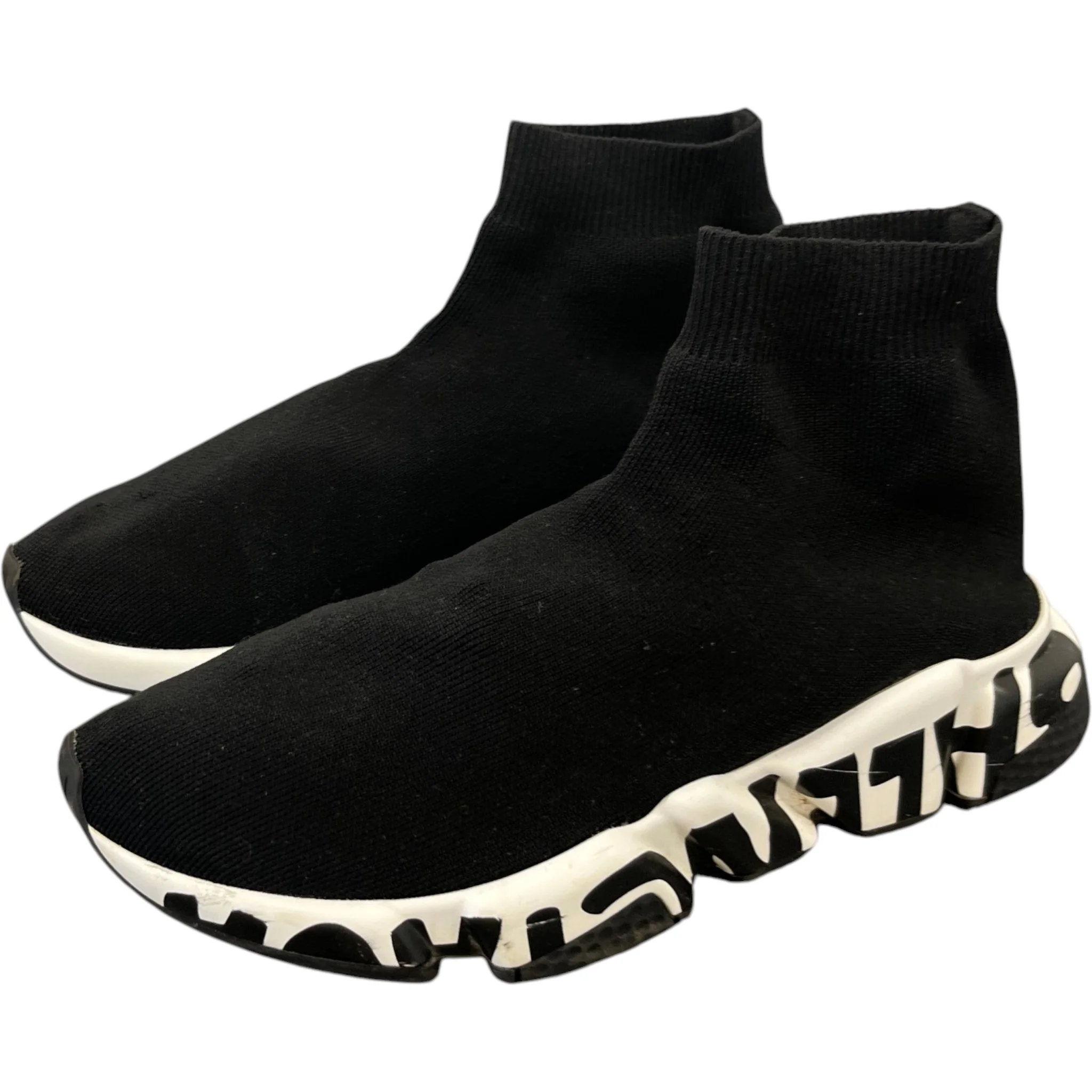 Women's Speed Sock High Trainers Black Size EU 40 / UK 7 - Image 9