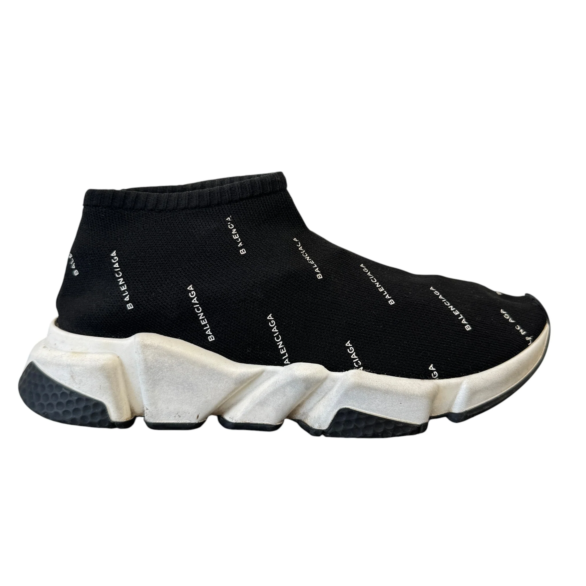 Women's Speed Sock Low Trainers Black Size EU 40 / UK 7