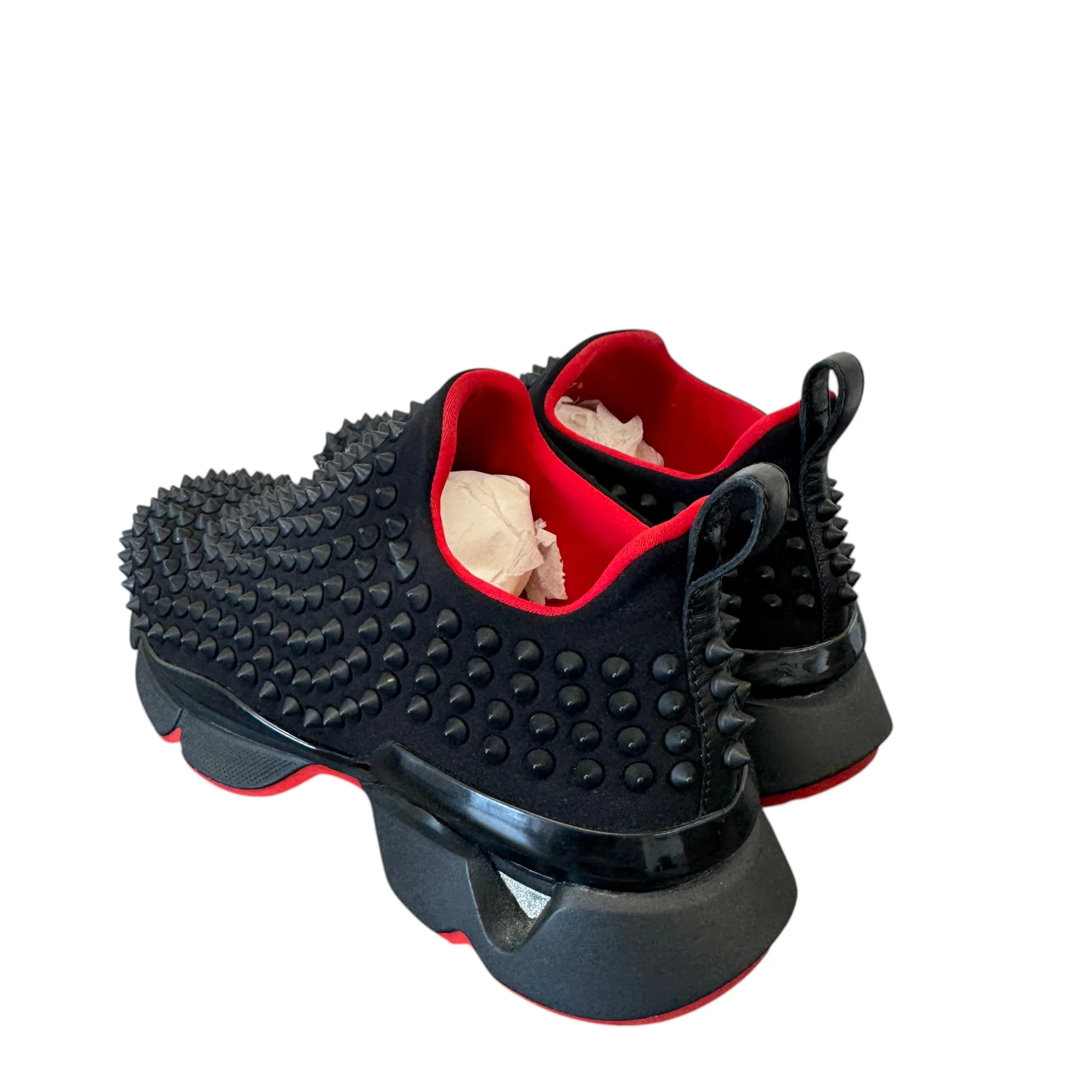 Women's Spike Sock Low Trainers Black Size EU 37.5 / UK 4.5 - Image 8