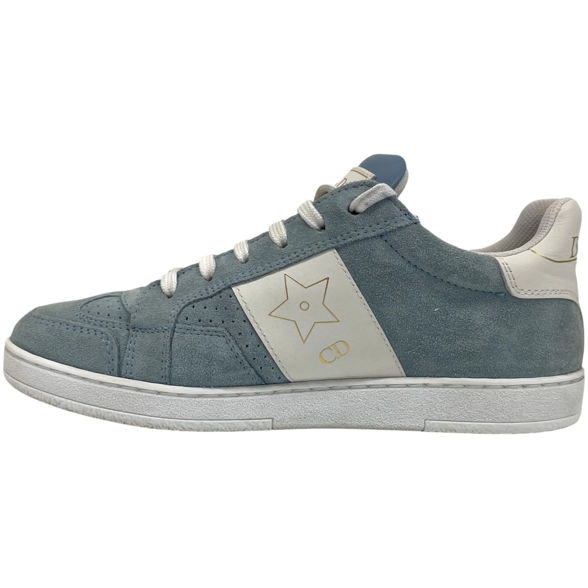 Women's Star Low Trainers Blue Size EU 35 / UK 2 - Image 2