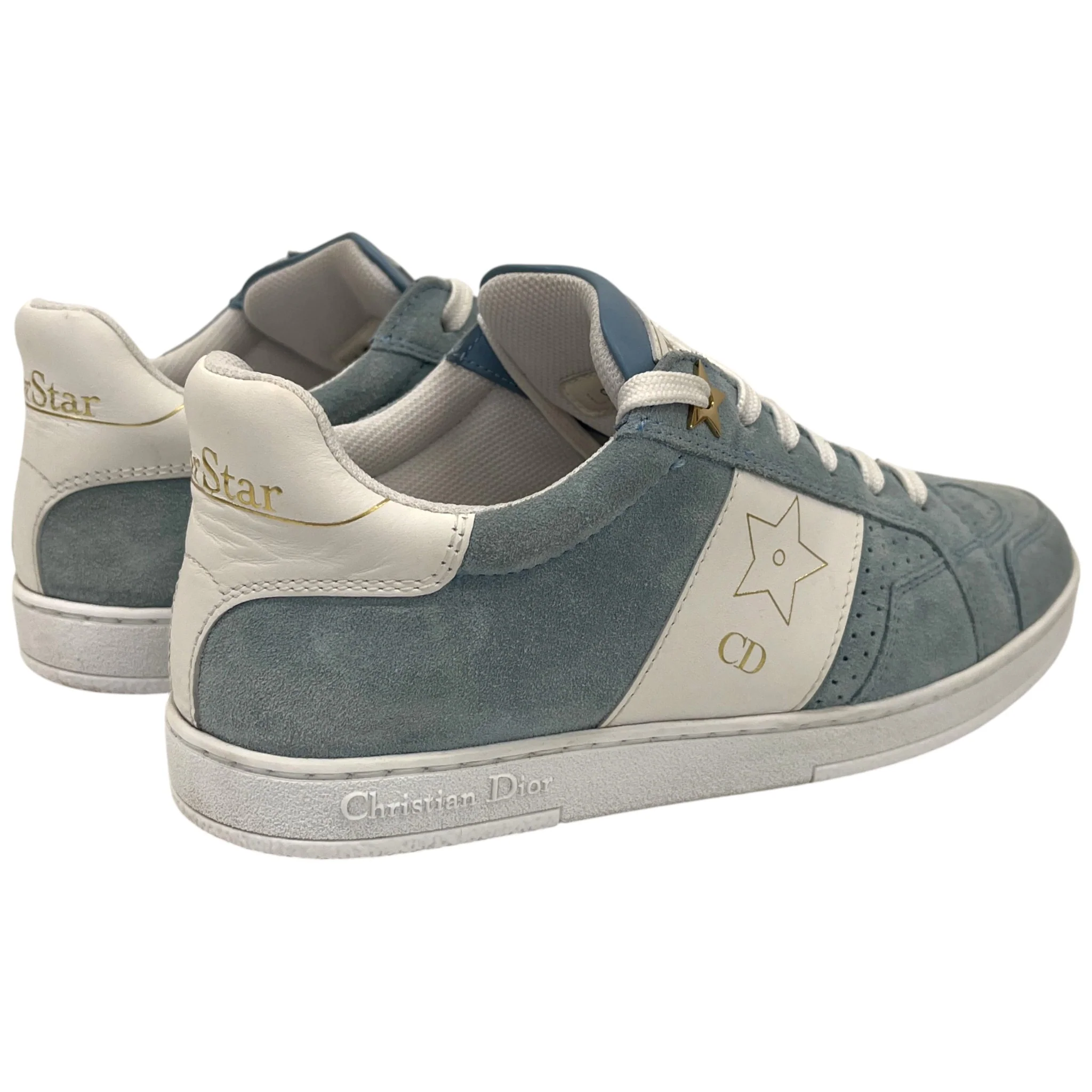Women's Star Low Trainers Blue Size EU 35 / UK 2 - Image 9
