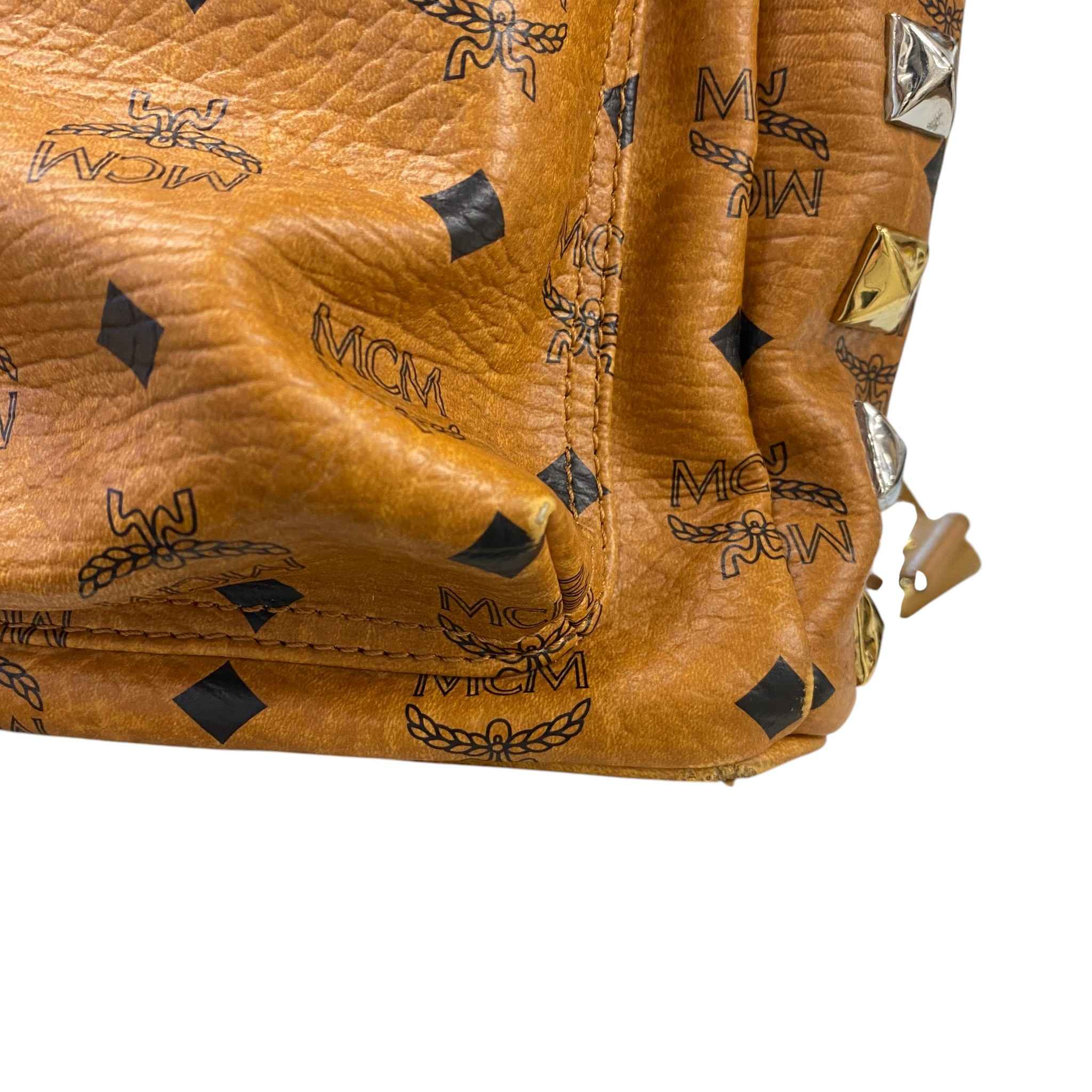 Women's Stark Visetos Monogram Backpack Brown - Image 15