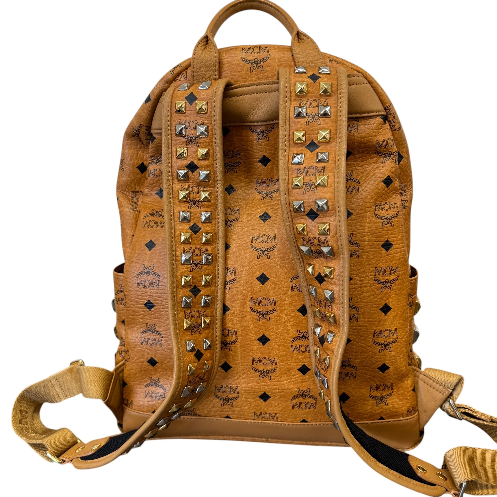 Women's Stark Visetos Monogram Backpack Brown - Image 3