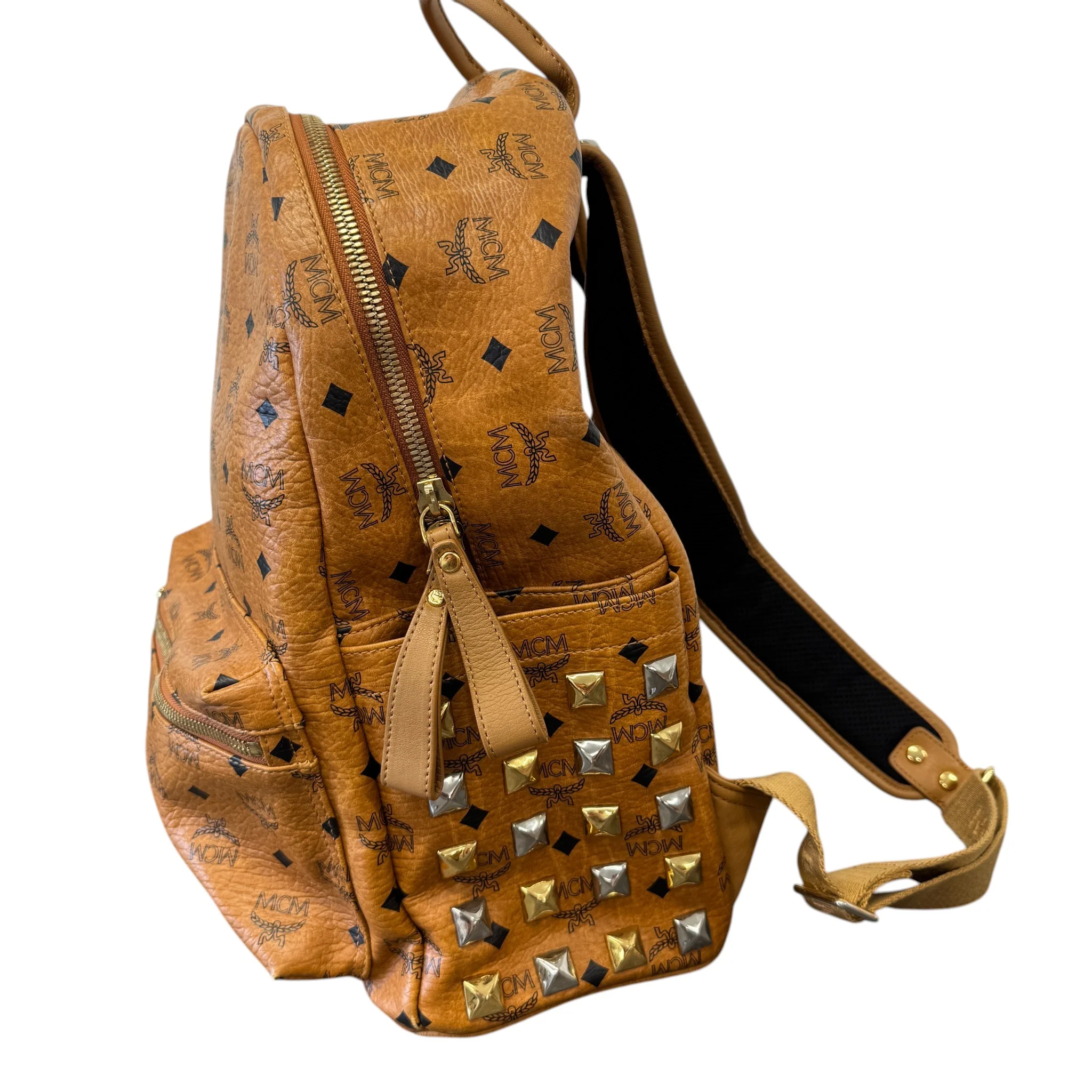 Women's Stark Visetos Monogram Backpack Brown - Image 4