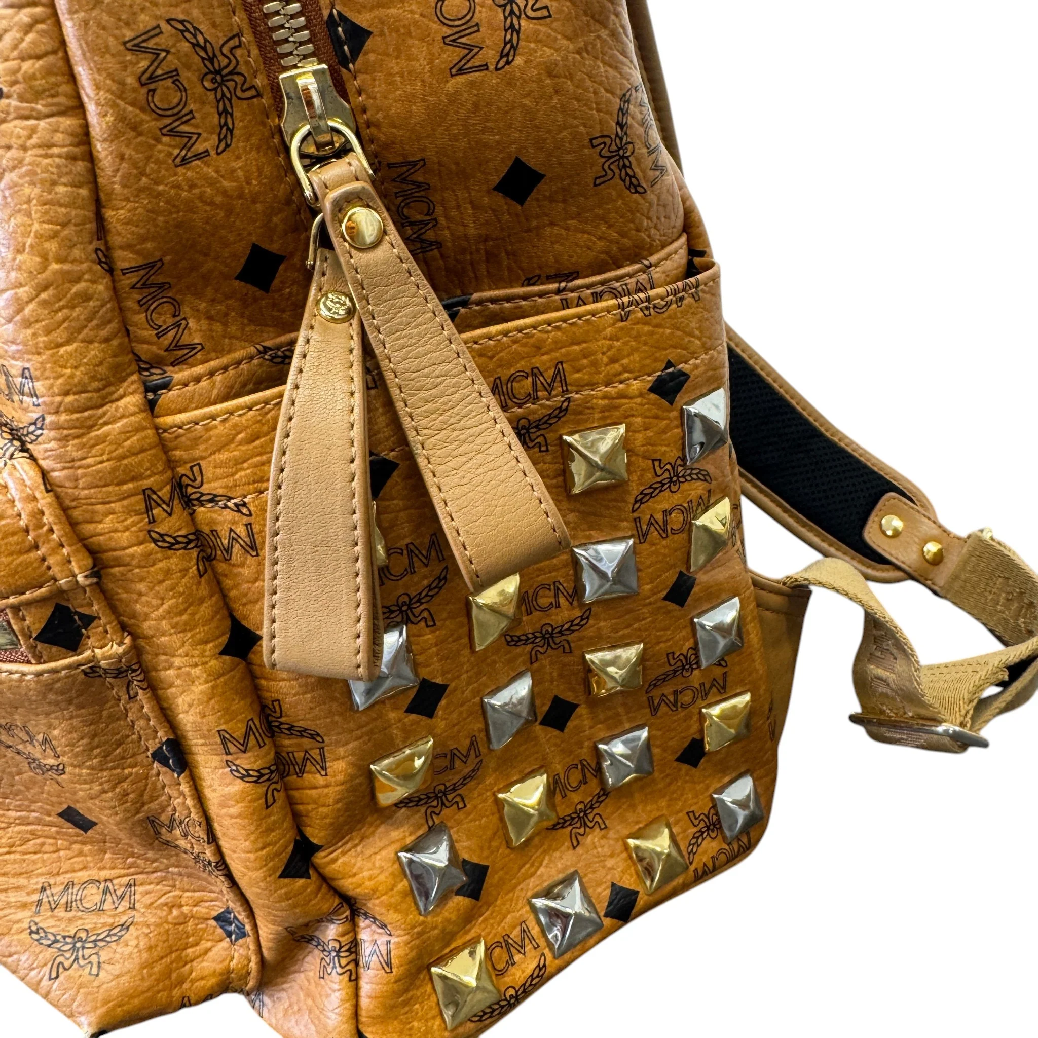 Women's Stark Visetos Monogram Backpack Brown - Image 5