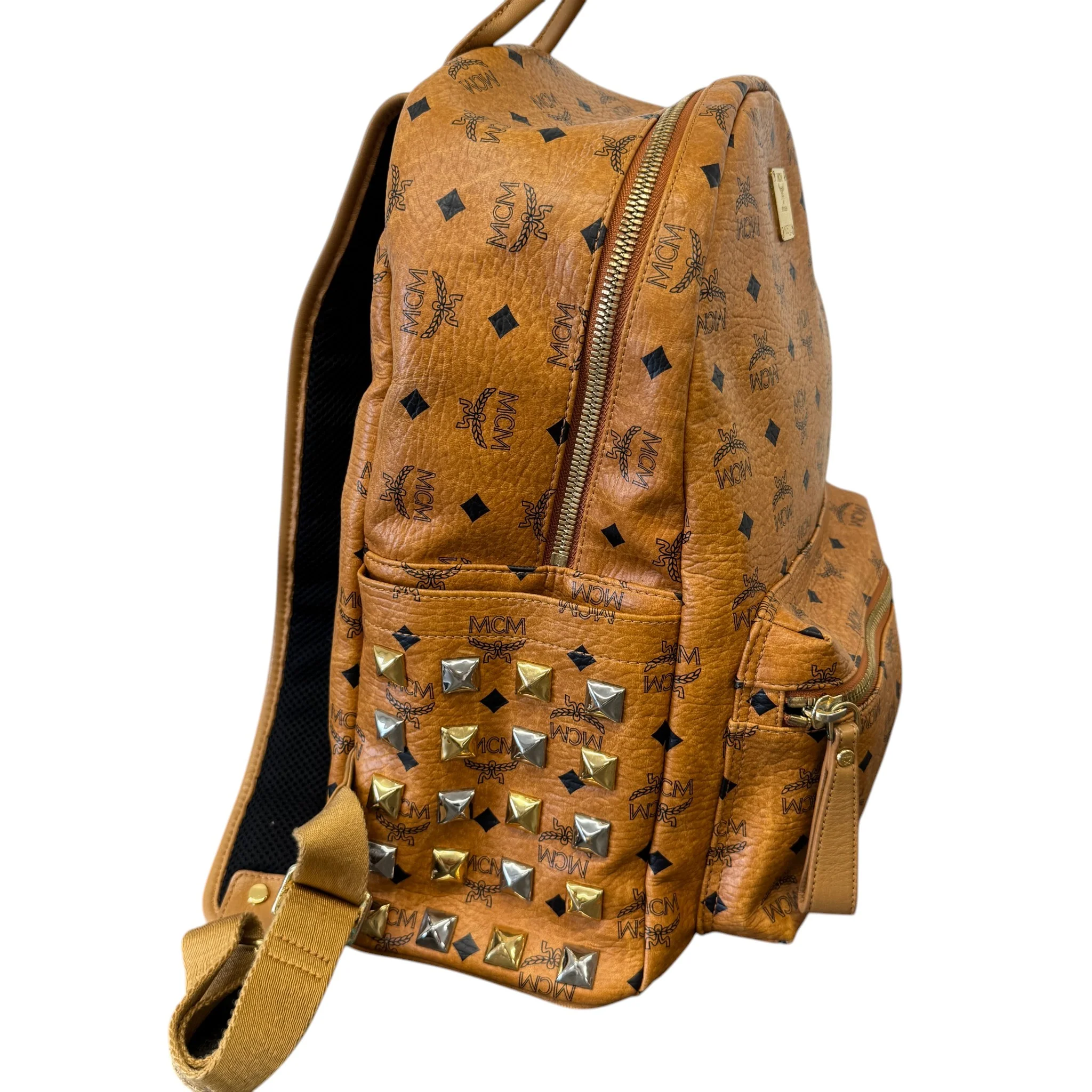 Women's Stark Visetos Monogram Backpack Brown - Image 6