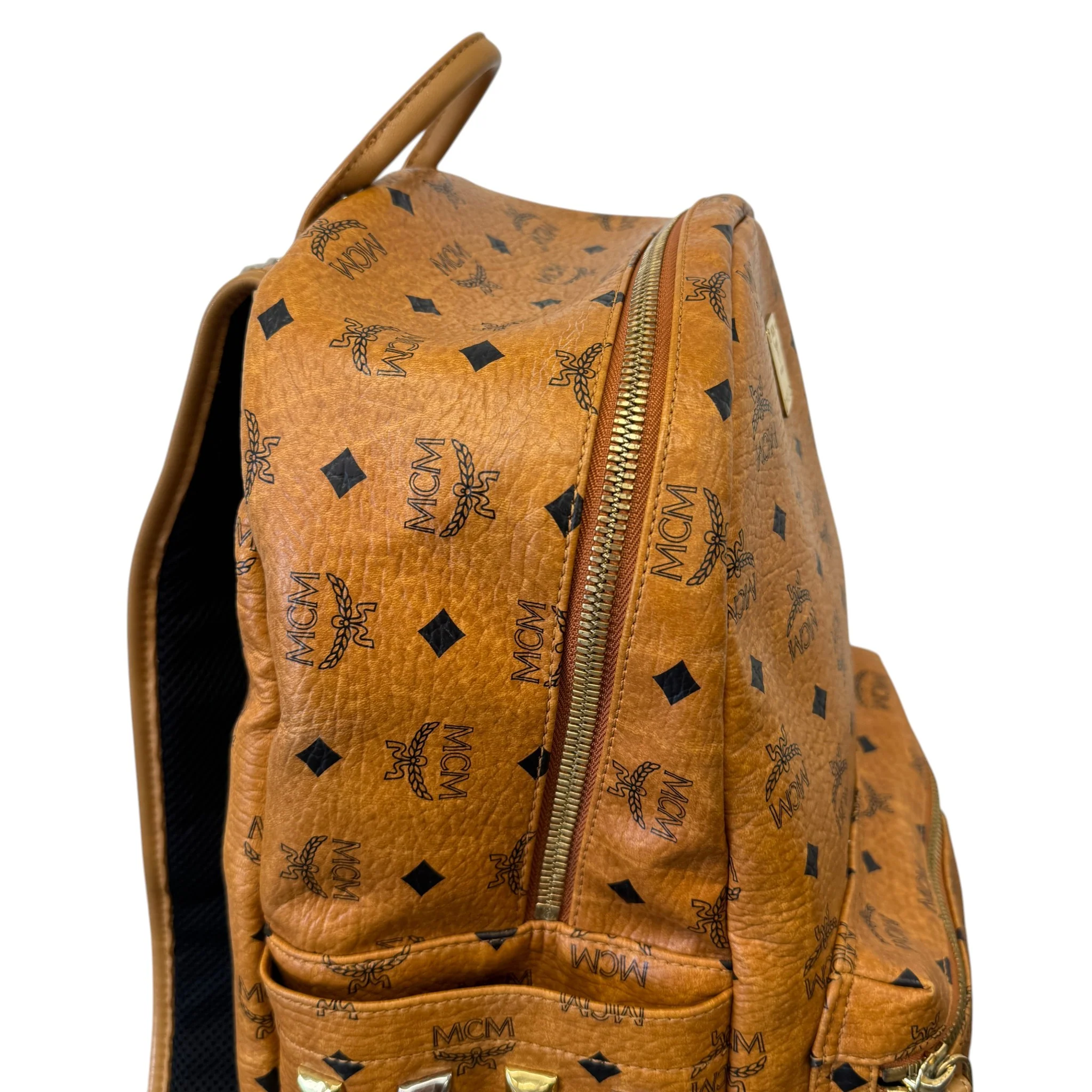 Women's Stark Visetos Monogram Backpack Brown - Image 7