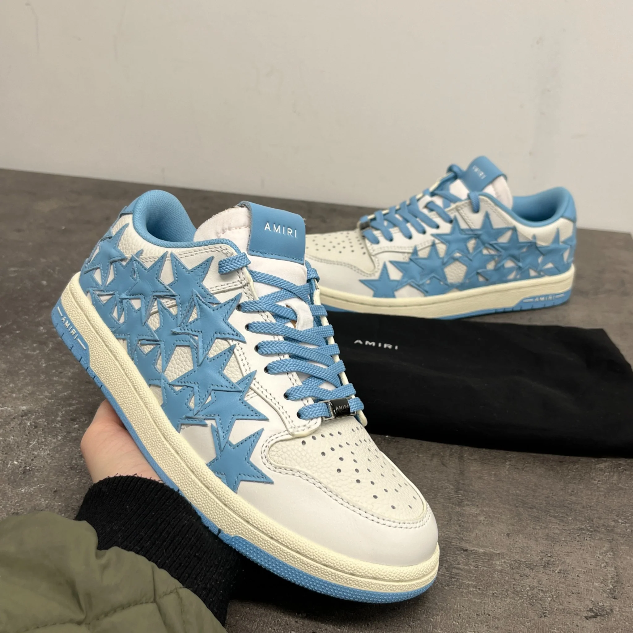 Women's Stars Low Low Trainers Blue Size EU 37 / UK 4 - Image 12