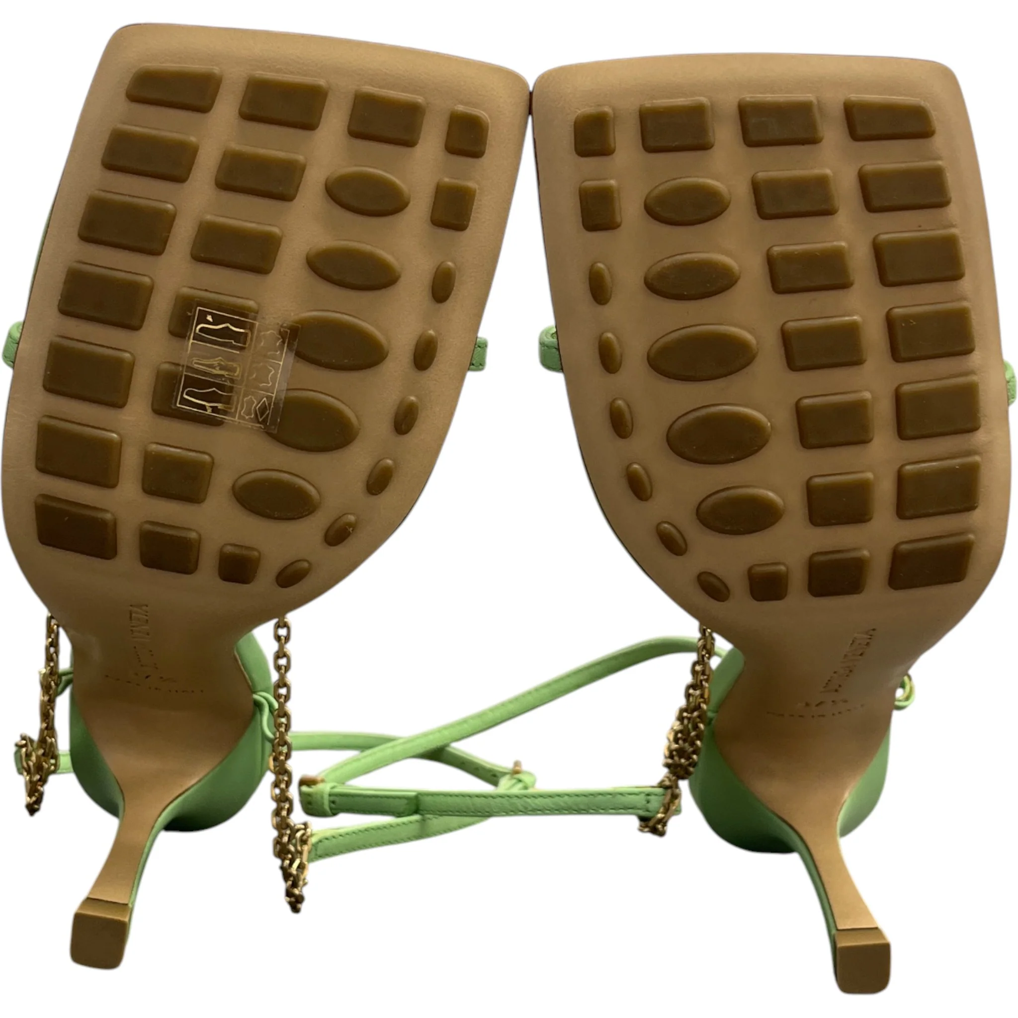 Women's Stretch Chain Sandal Heels Green Size EU 37.5 / UK 4.5 - Image 10