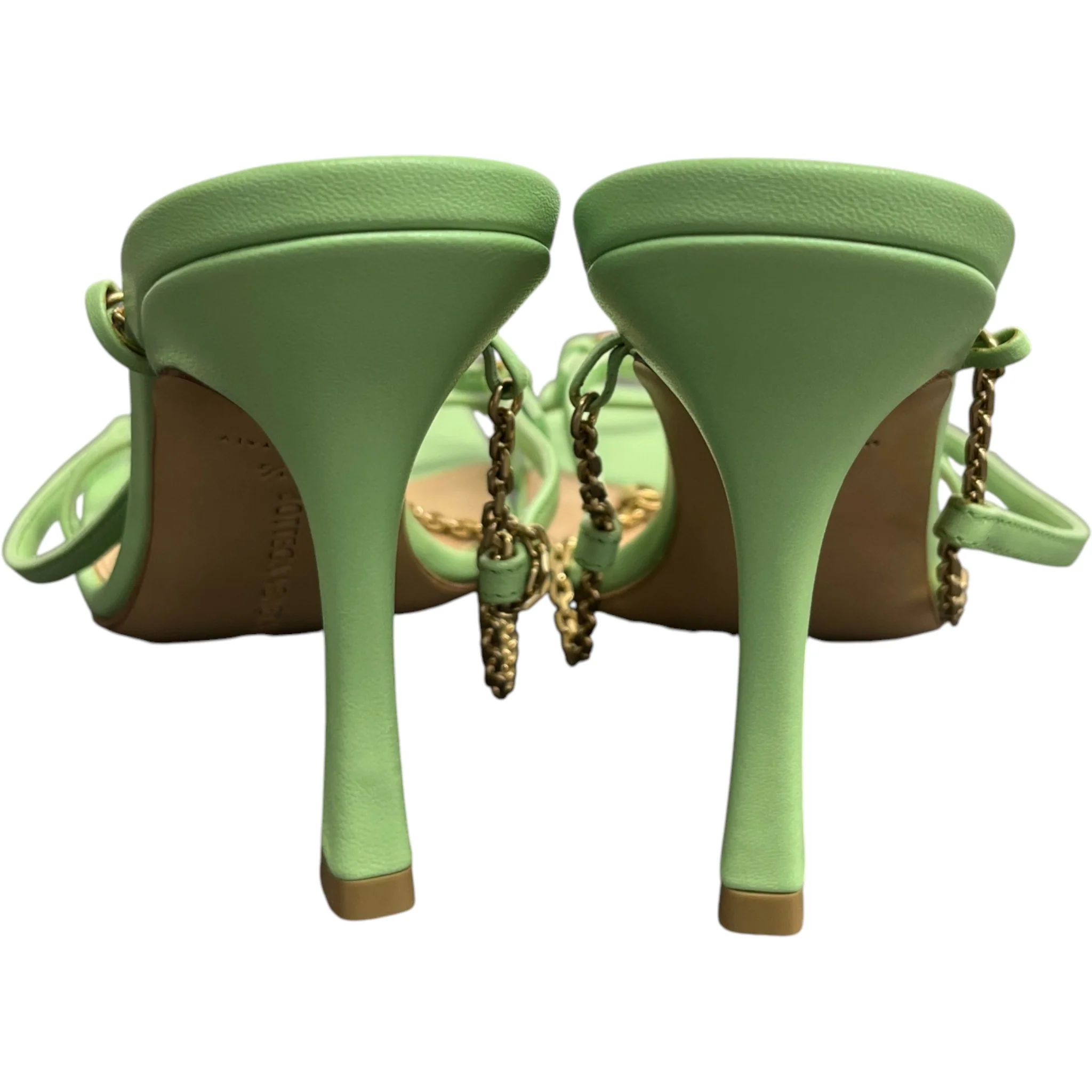 Women's Stretch Chain Sandal Heels Green Size EU 37.5 / UK 4.5 - Image 7