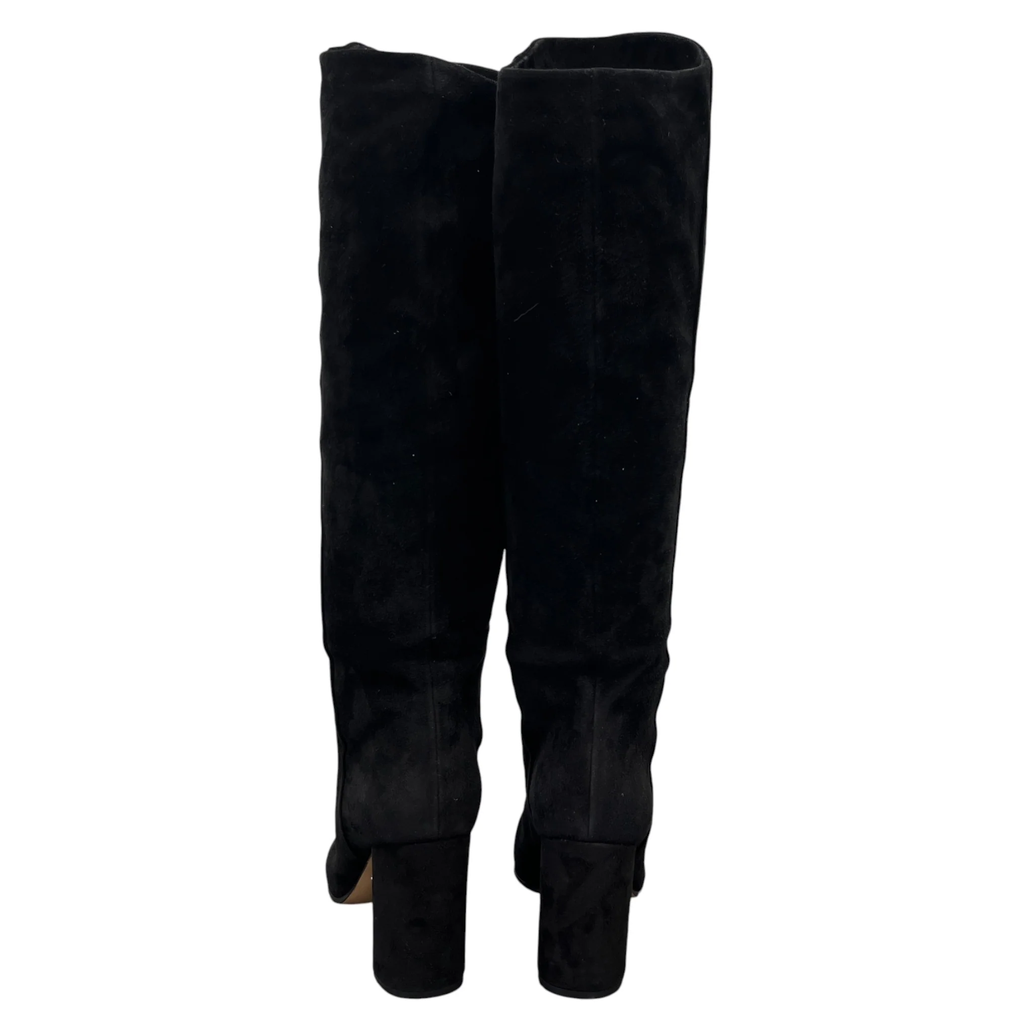 Women's Suede Knee High Boots Black Size EU 36 / UK 3 - Image 7
