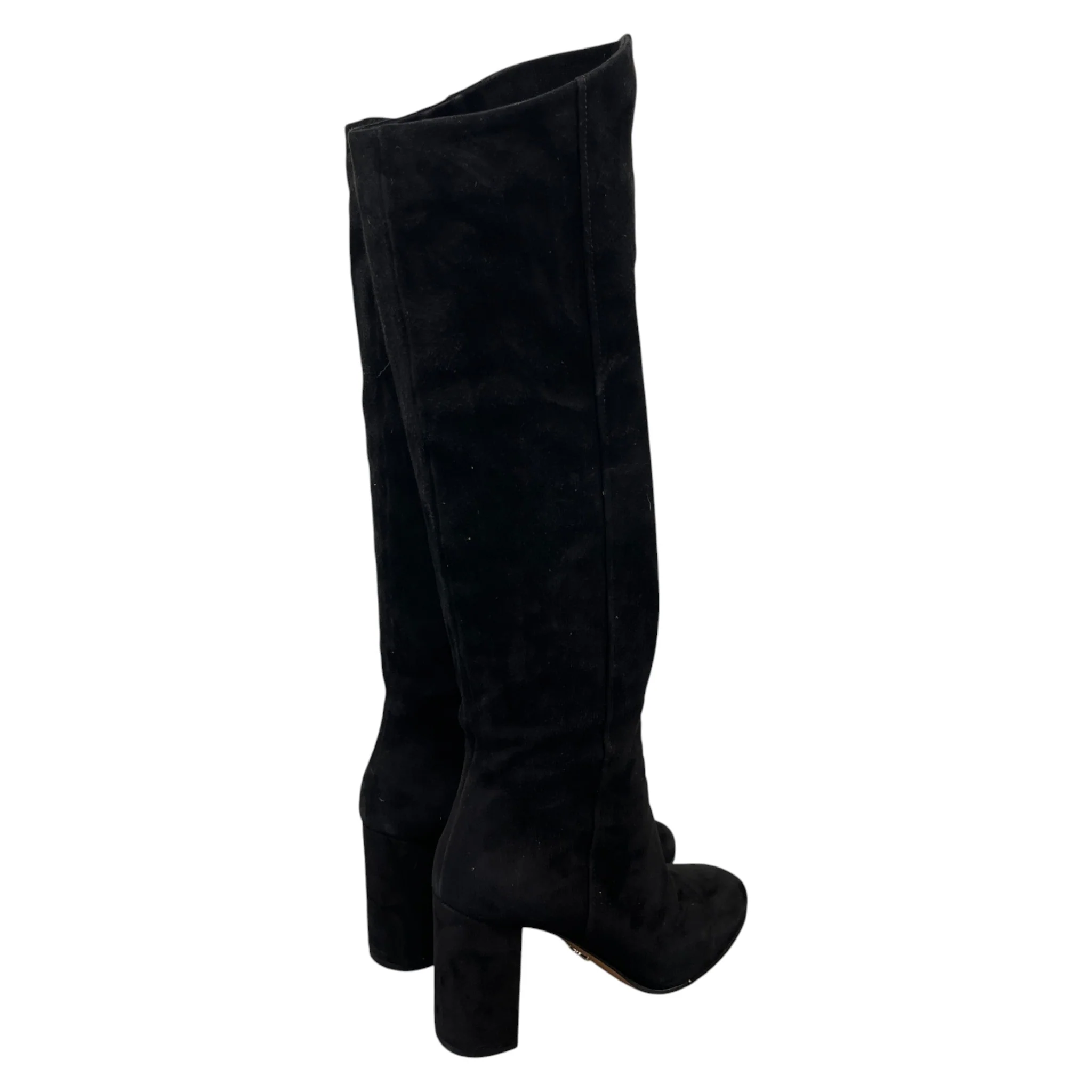 Women's Suede Knee High Boots Black Size EU 36 / UK 3 - Image 8