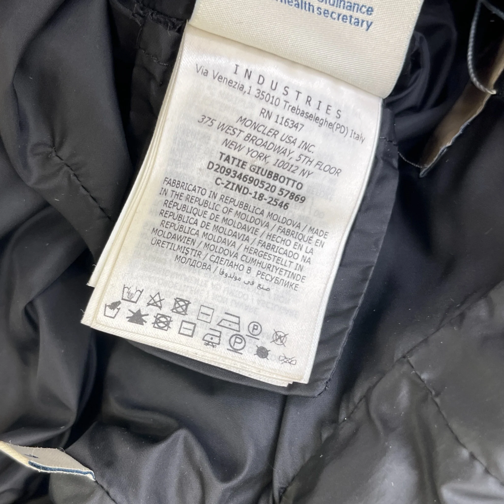 Women's Tatie Down Jacket Black Size 1 / UK 10 - Image 9