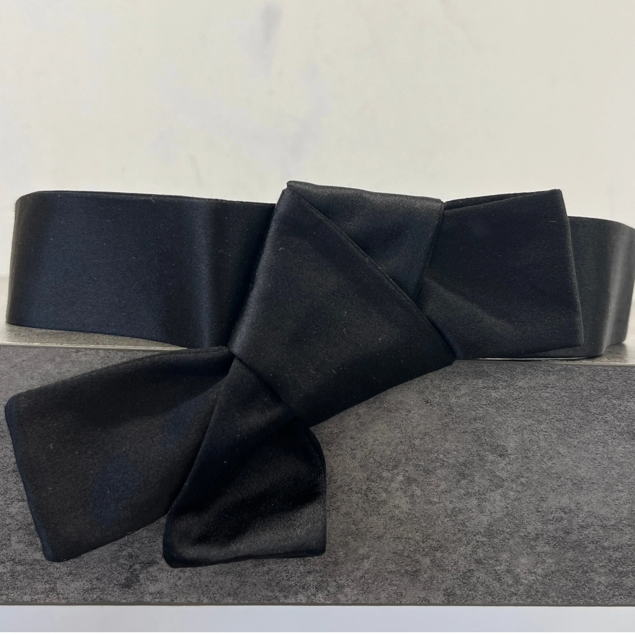 Women's Tied Belt Black Size 75CM / UK 6 - Image 6