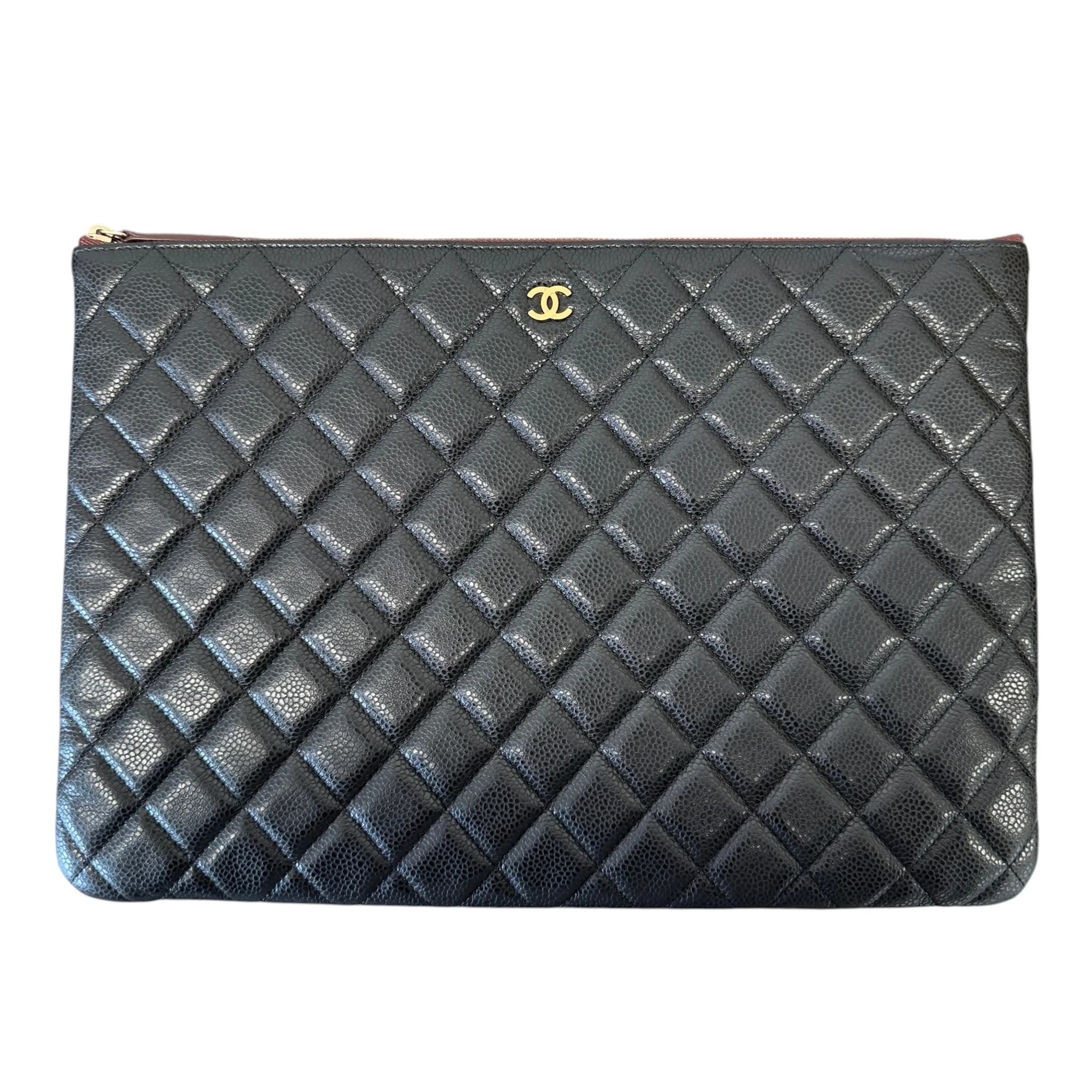 Women's Timeless/Classique Caviar Quilted Clutch Black