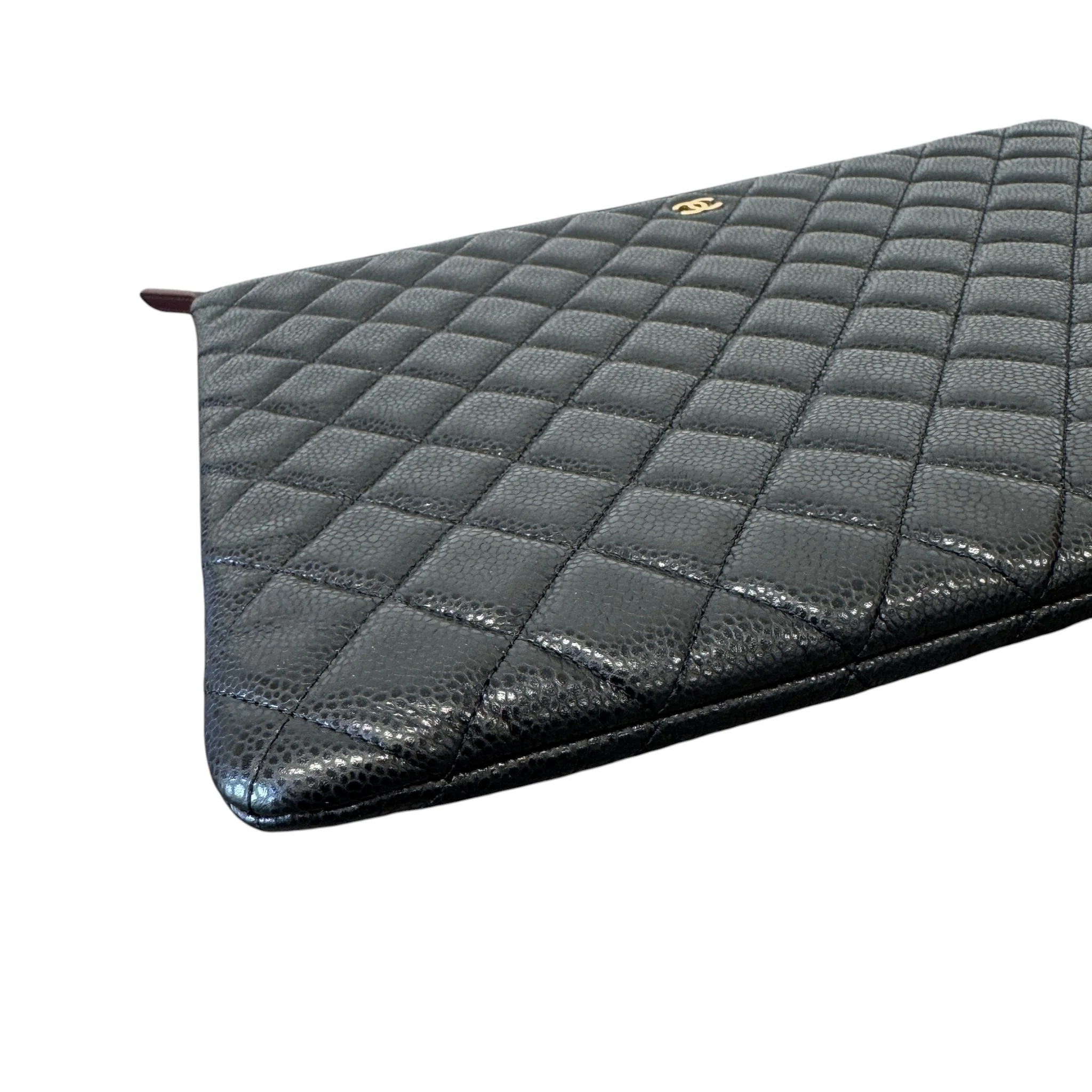 Women's Timeless/Classique Caviar Quilted Clutch Black - Image 6