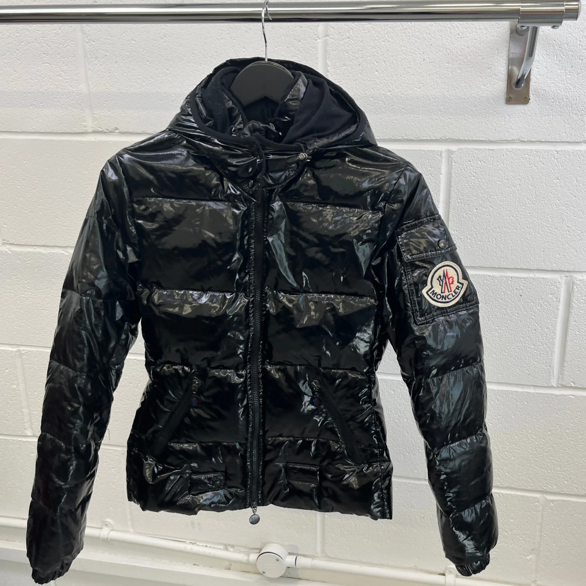 Women's Tissu Down Jacket Black Size 1 / UK 10 - Image 10