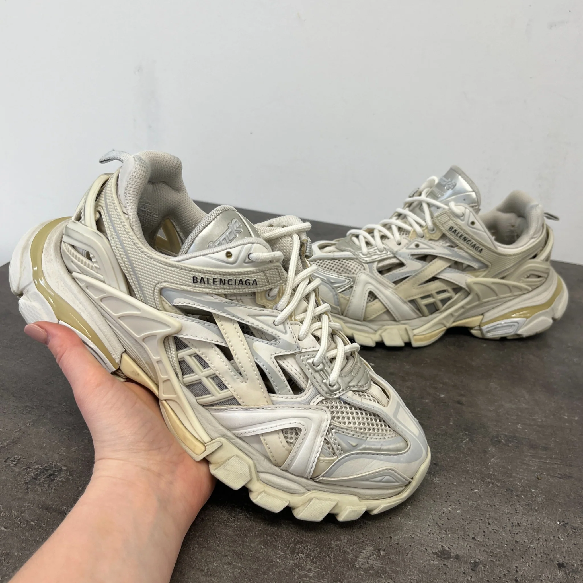 Women's Track 2 Low Trainers White Size EU 38 / UK 5 - Image 14