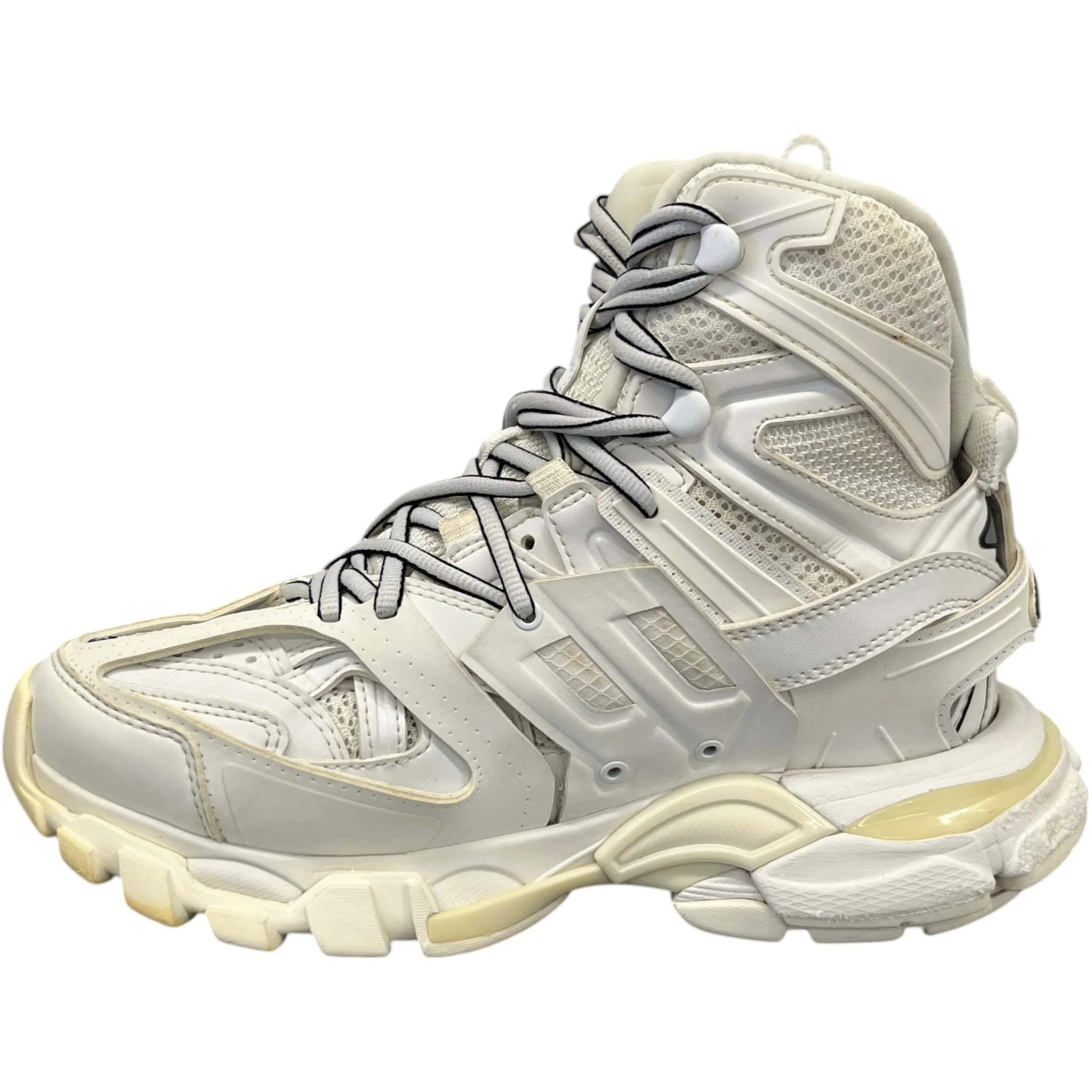 Women's Track Hike High Trainers White Size EU 37 / UK 4 - Image 2