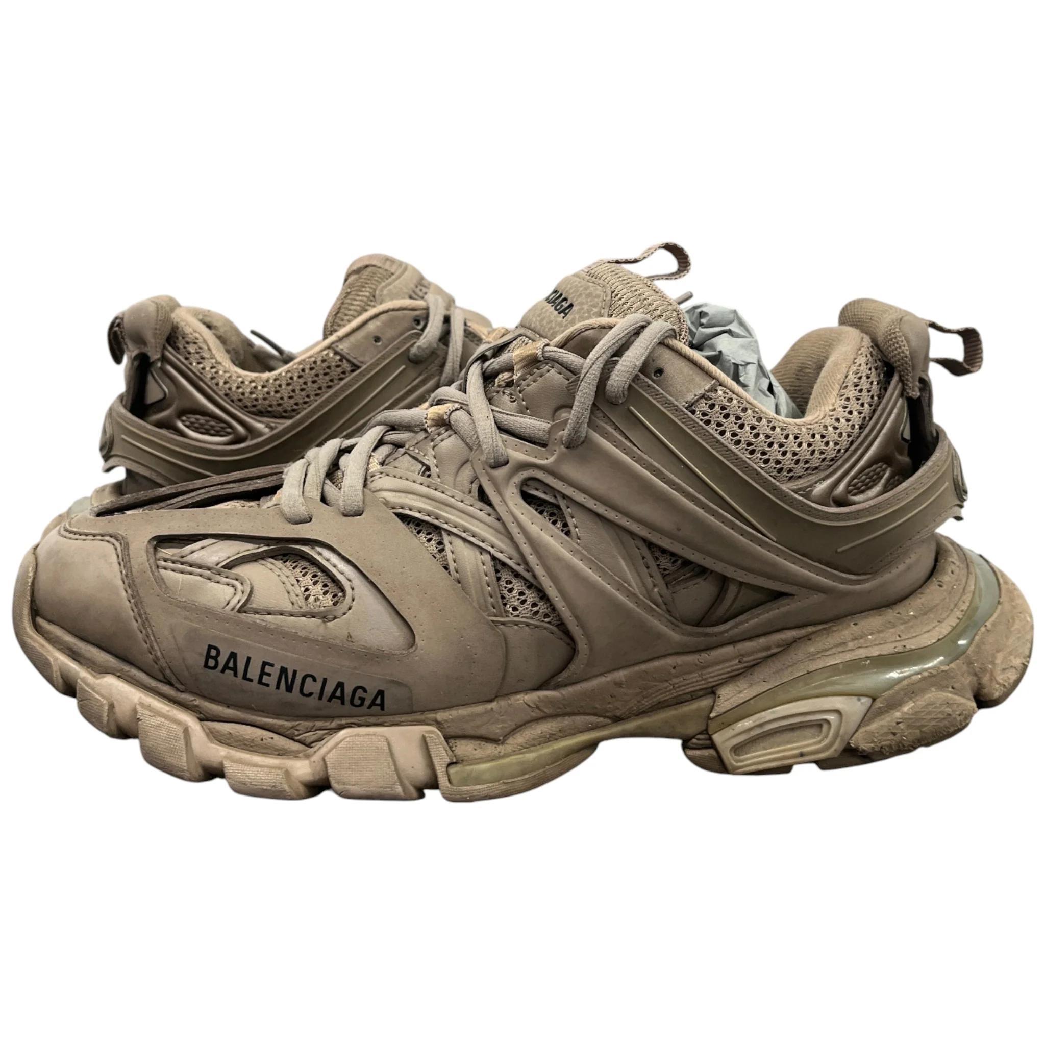 Women's Tracks Low Trainers Brown Size EU 38 / UK 5 - Image 3