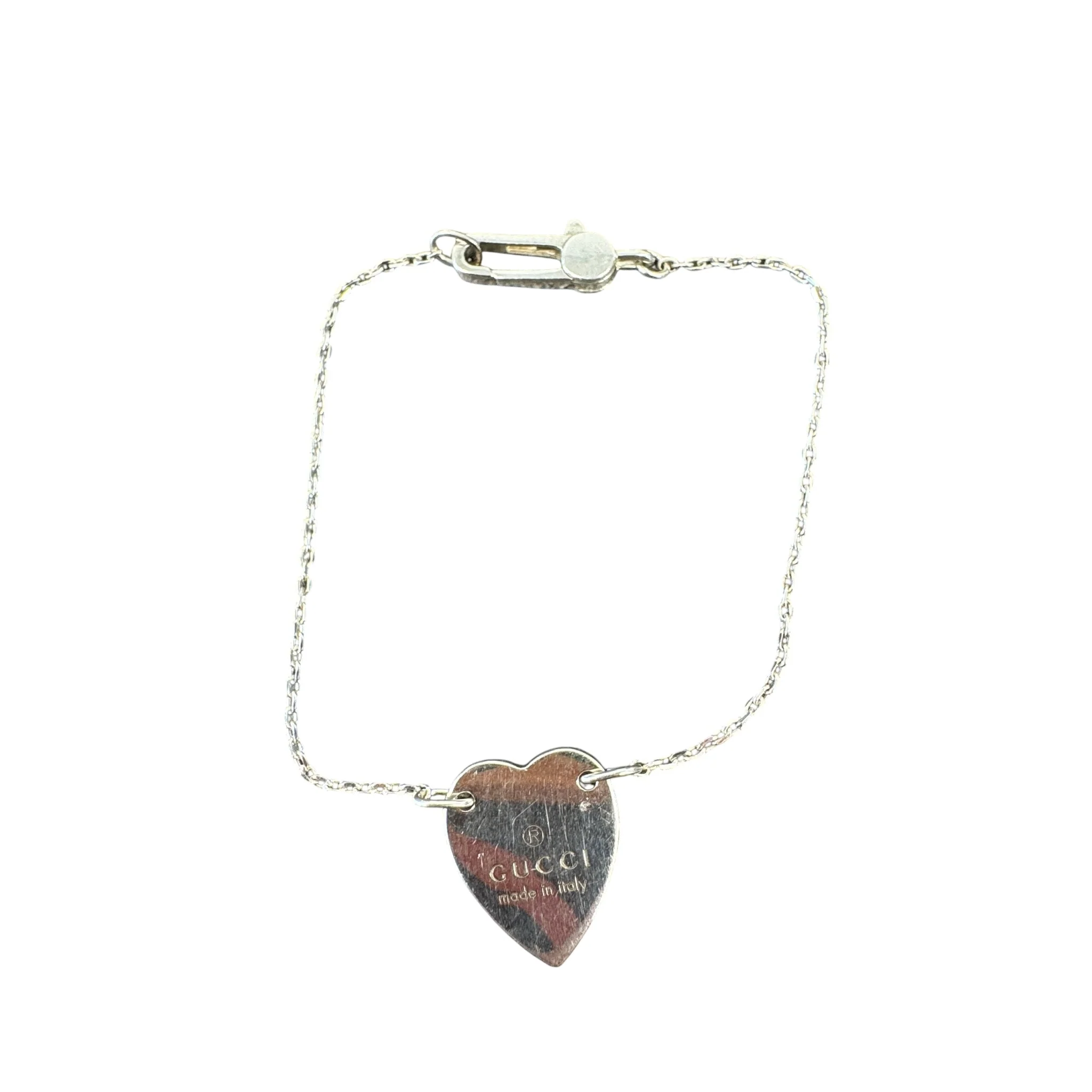Women's Trademark Heart Bracelet Silver