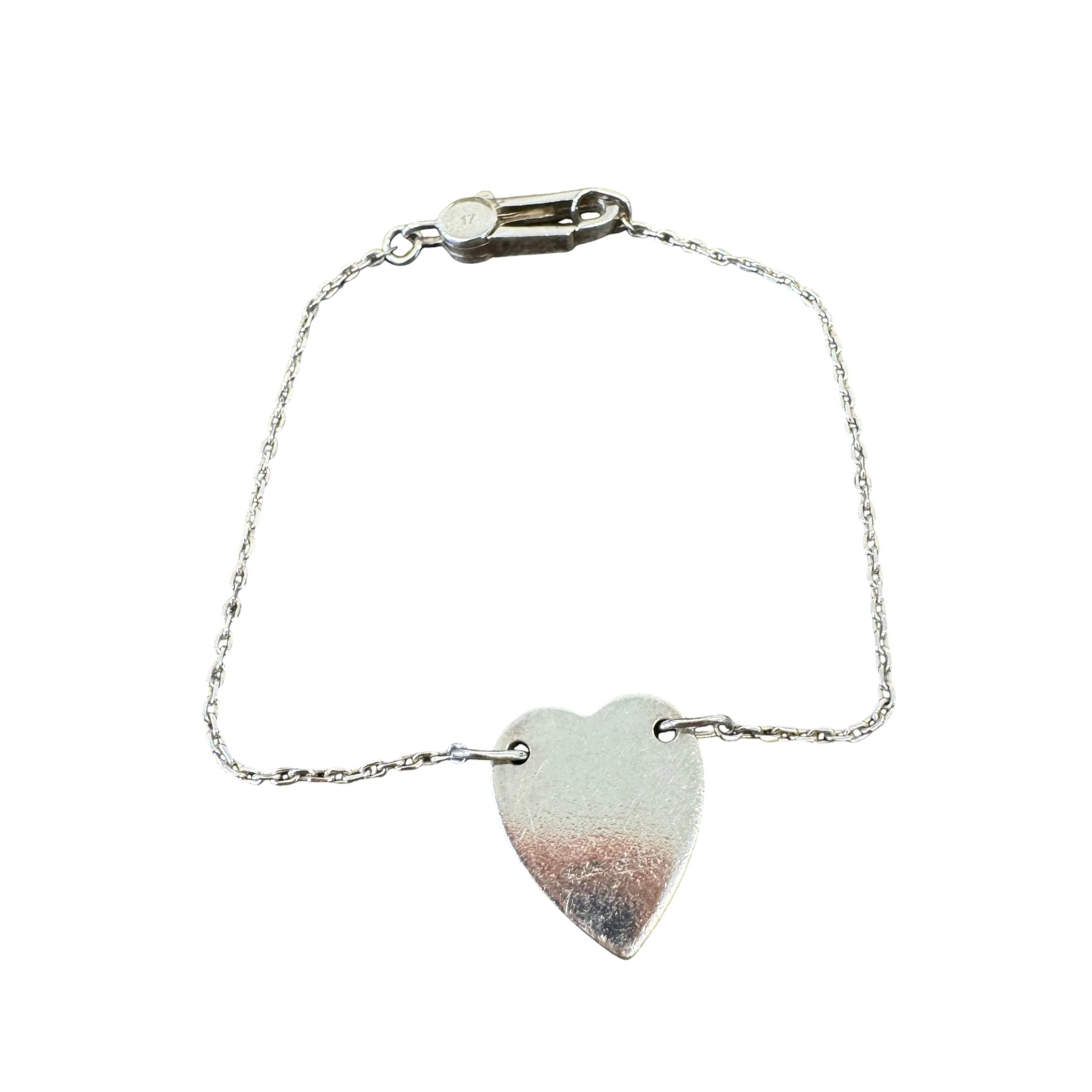 Women's Trademark Heart Bracelet Silver - Image 3
