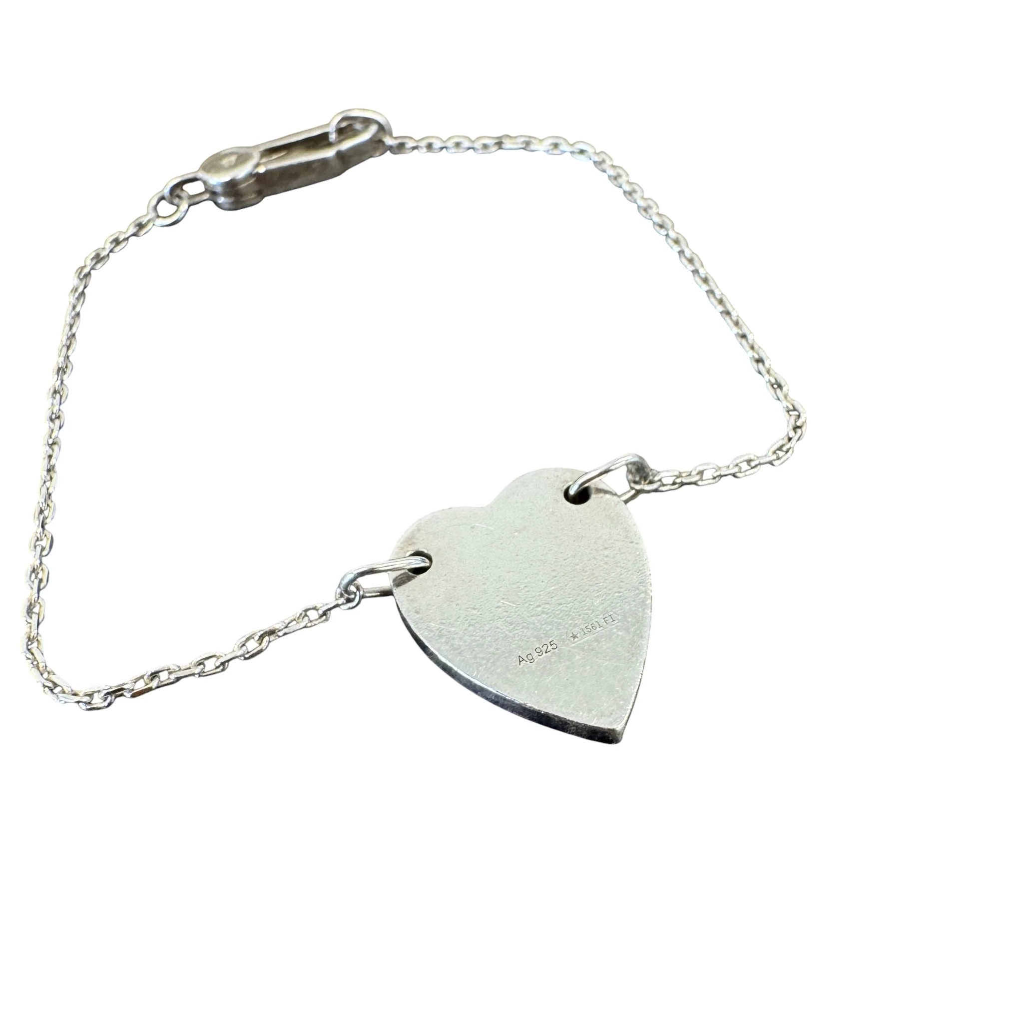 Women's Trademark Heart Bracelet Silver - Image 5
