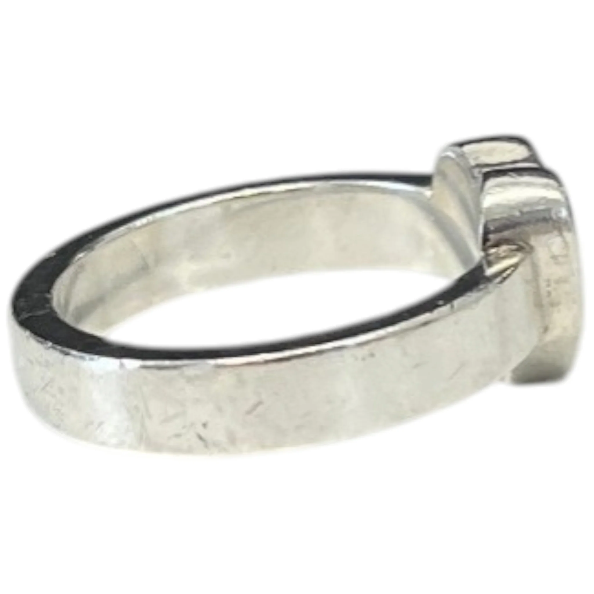 Women's Trademark Heart Size 13 Silver Ring Silver - Image 3