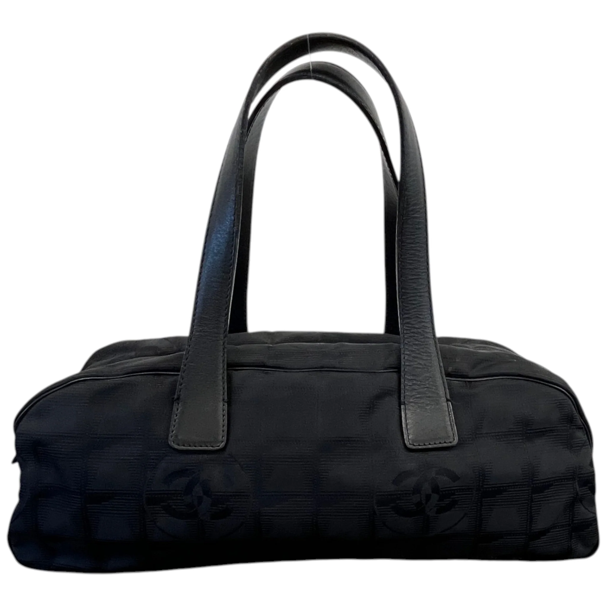 Women's Travel Line Mini Boston Handbag Black