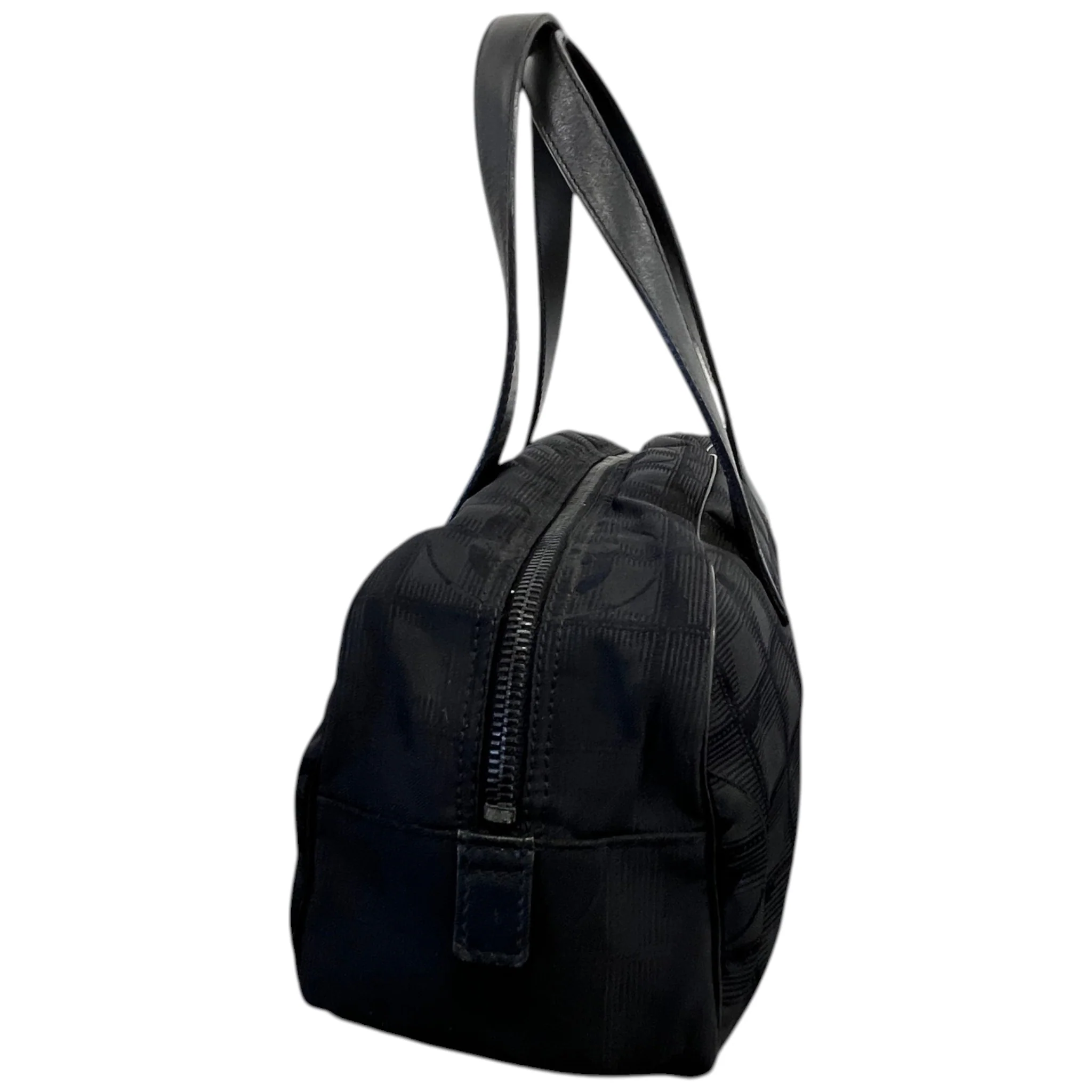 Women's Travel Line Mini Boston Handbag Black - Image 7