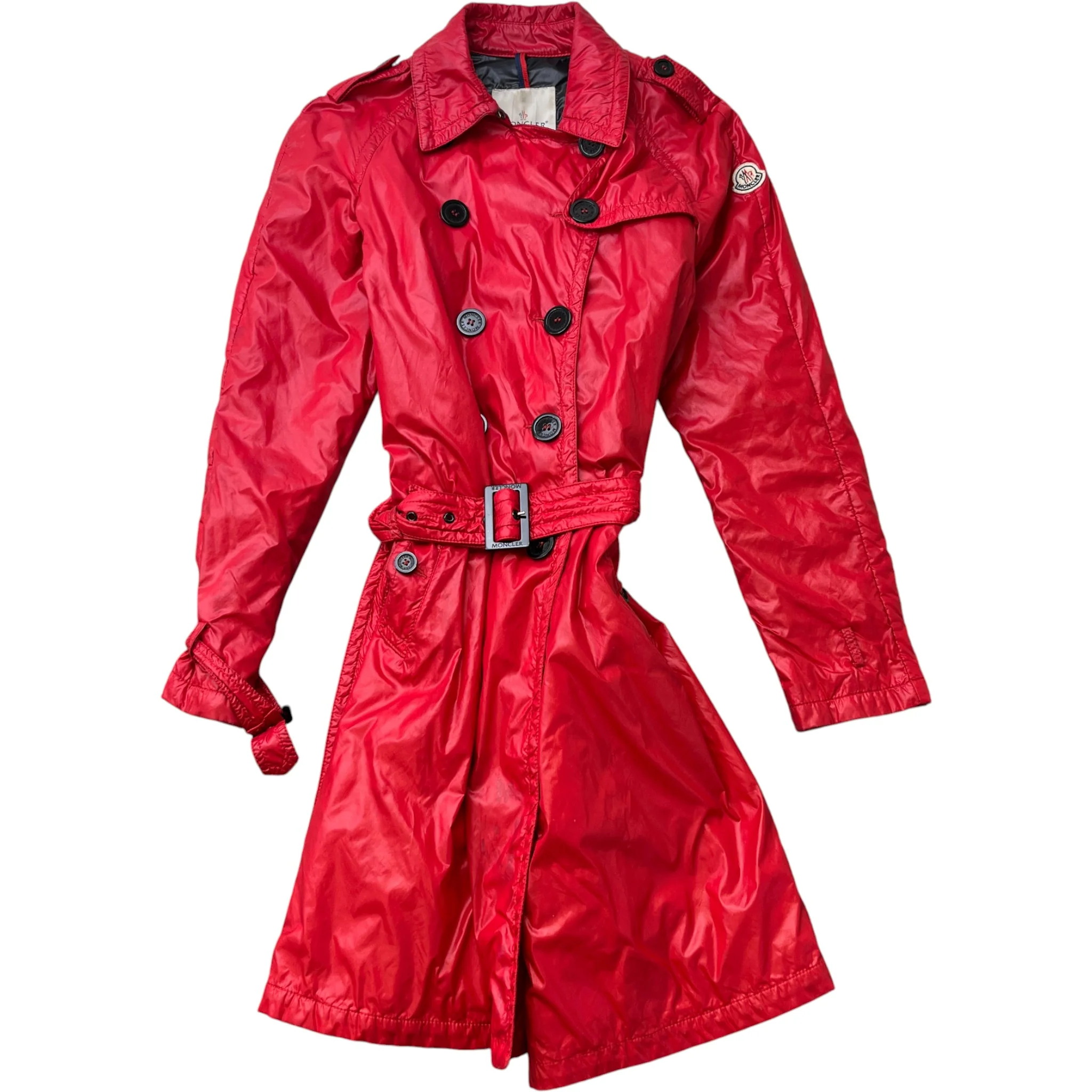 Women's Trench Jacket Red Size 2 / UK 12