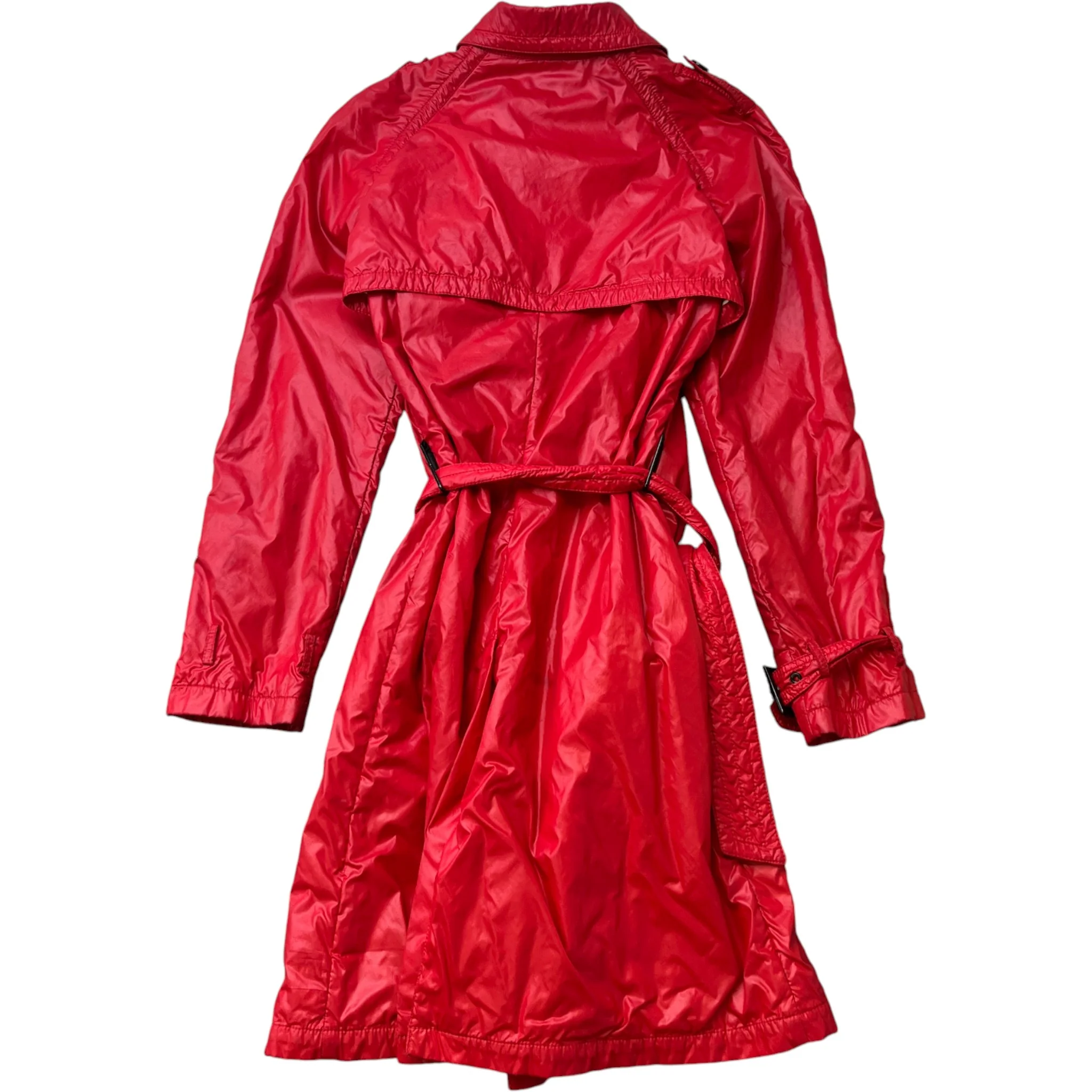 Women's Trench Jacket Red Size 2 / UK 12 - Image 2