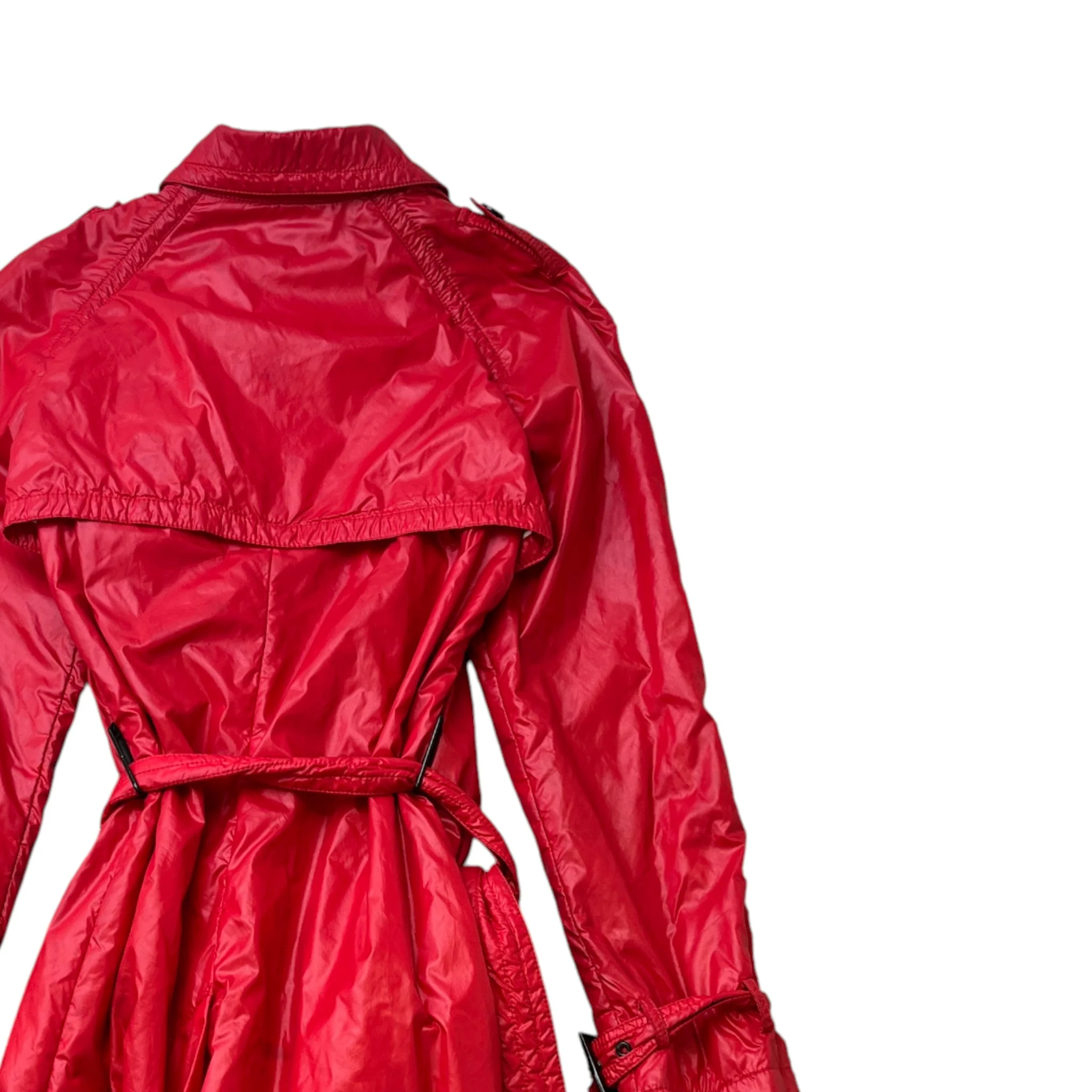 Women's Trench Jacket Red Size 2 / UK 12 - Image 4