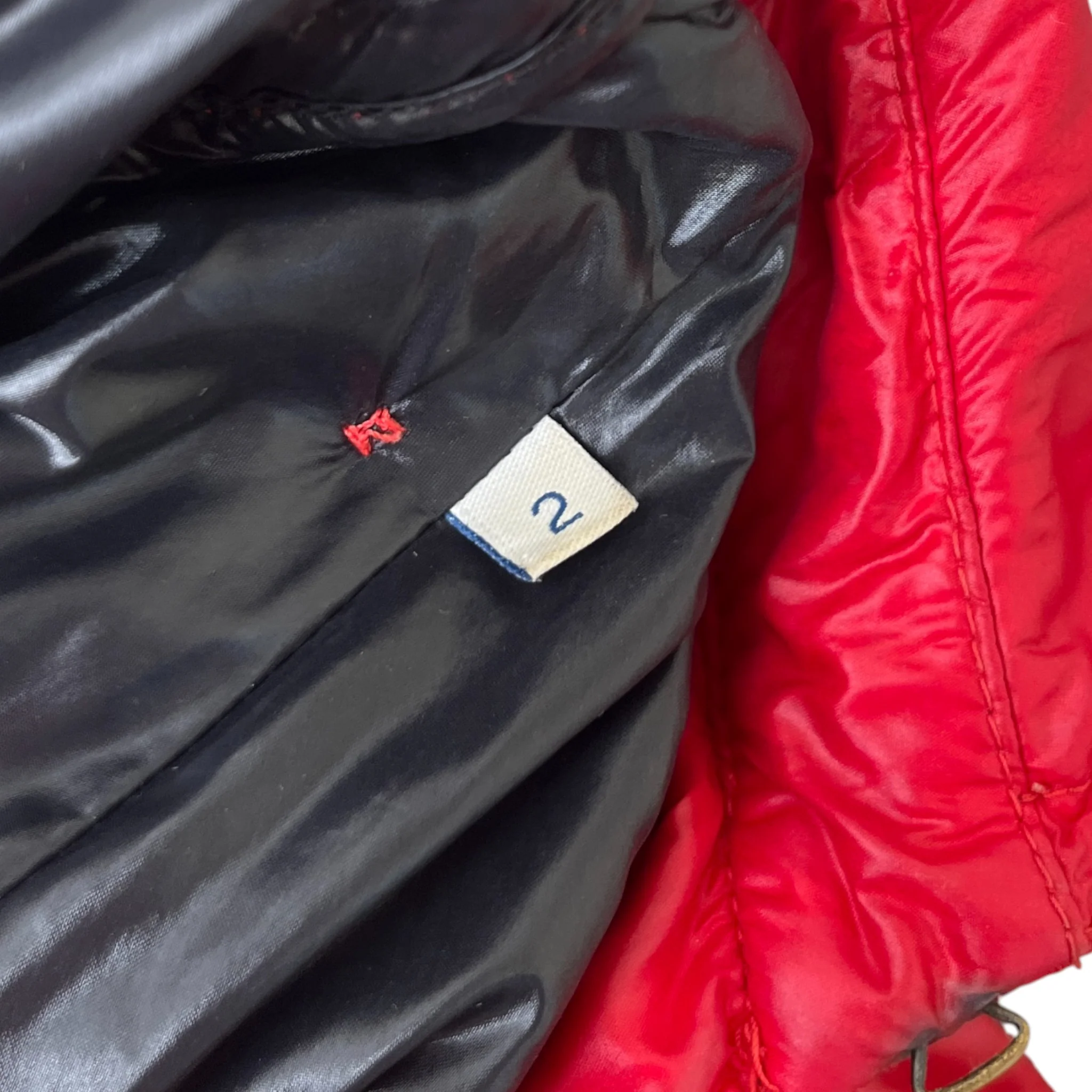 Women's Trench Jacket Red Size 2 / UK 12 - Image 6