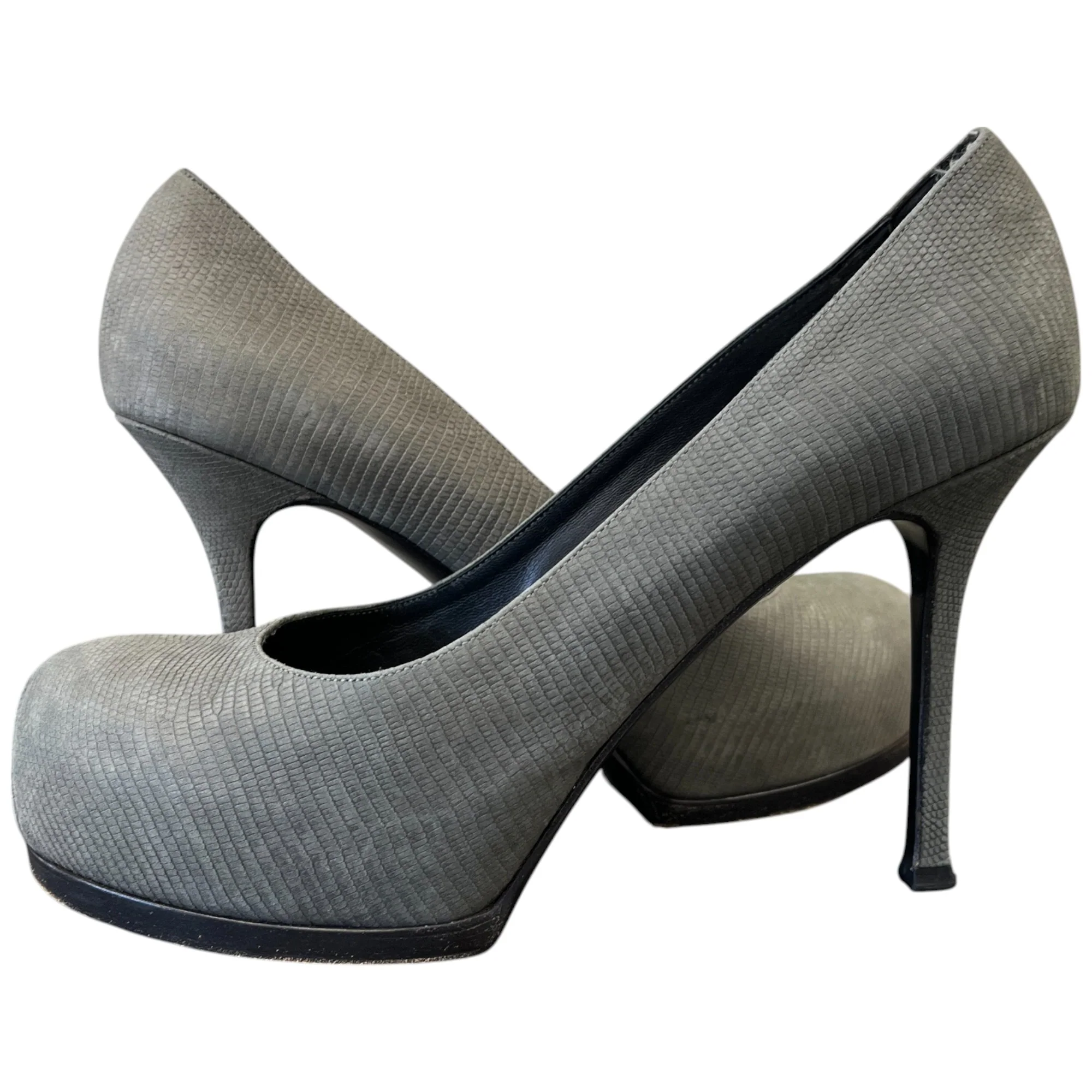 Women's Tribtoo Heels Grey Size EU 38 / UK 5 - Image 3