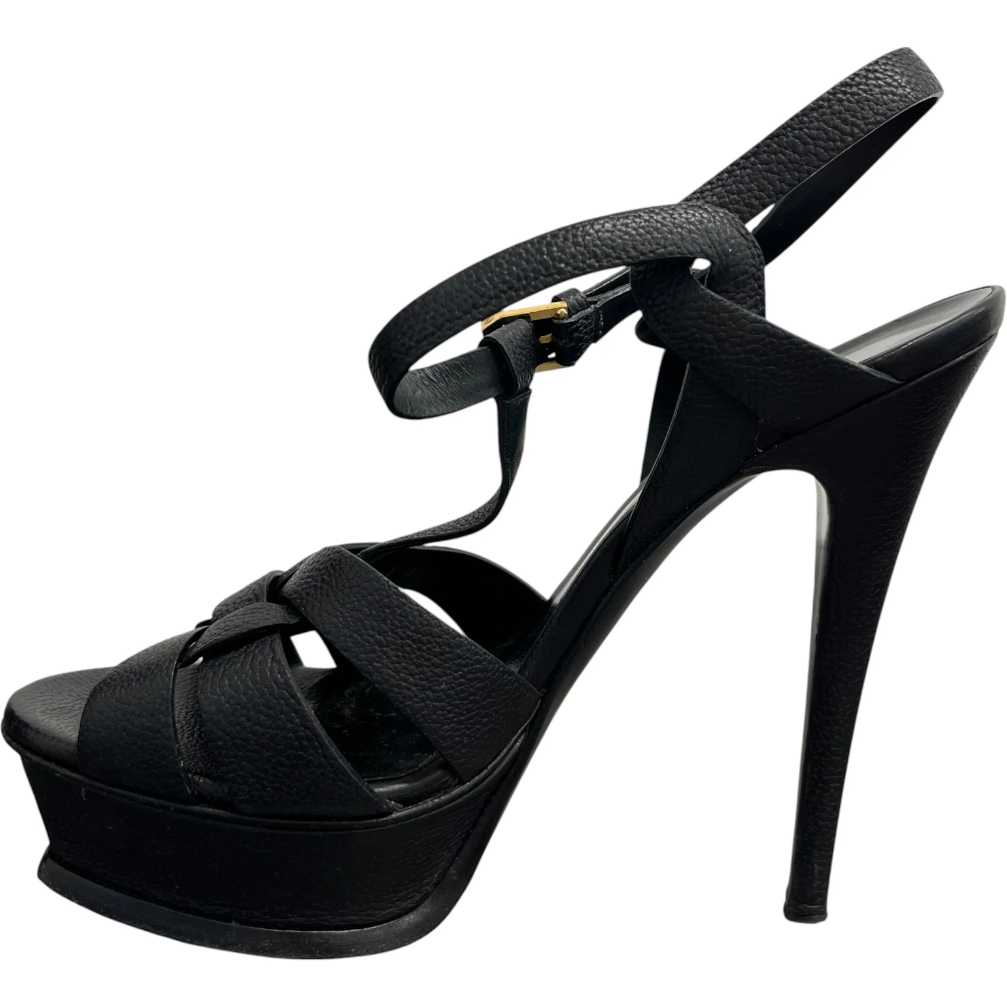 Women's Tribute 105 Platform Sandals Heels Black Size EU 38 / UK 5 - Image 2