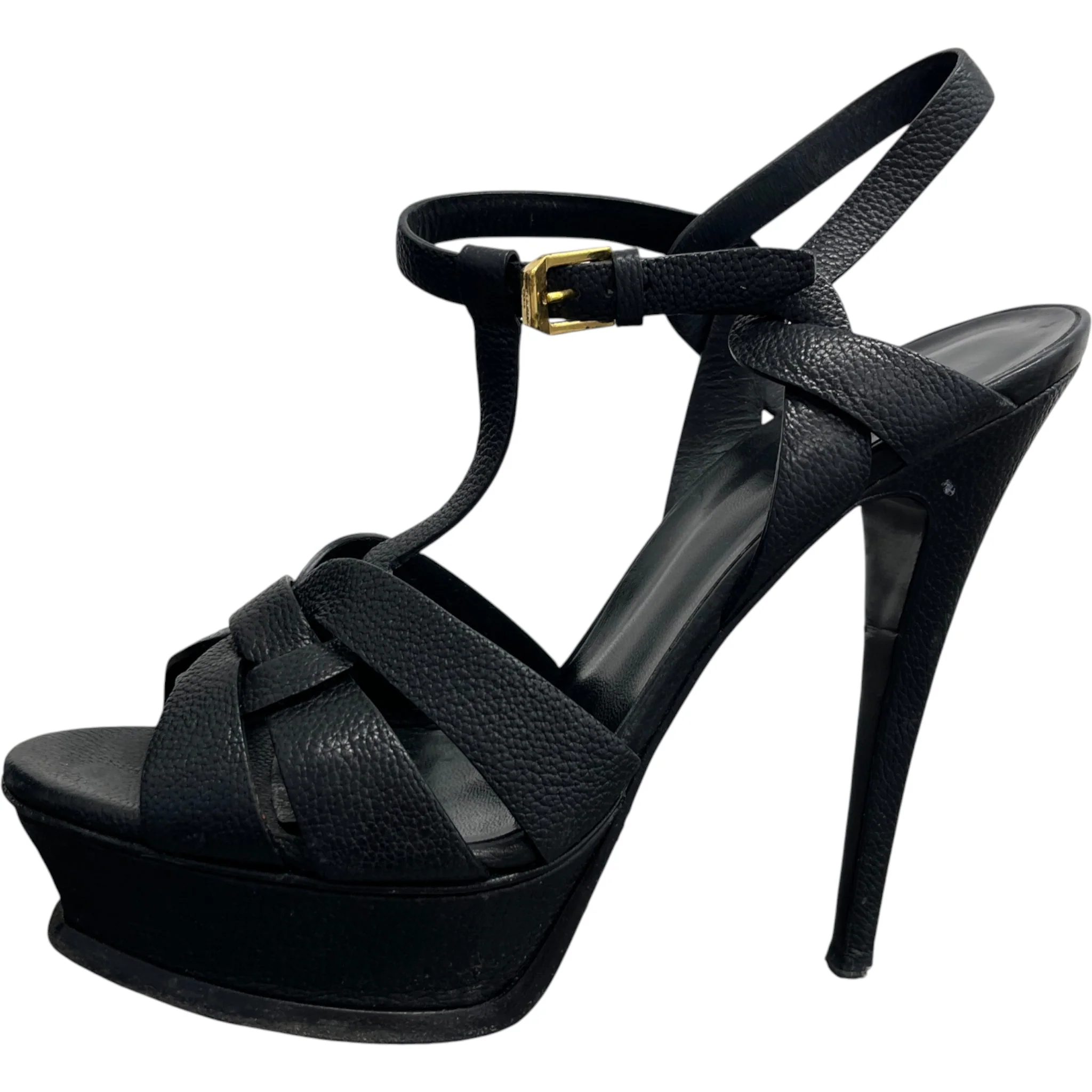 Women's Tribute 105 Platform Sandals Heels Black Size EU 38 / UK 5 - Image 5