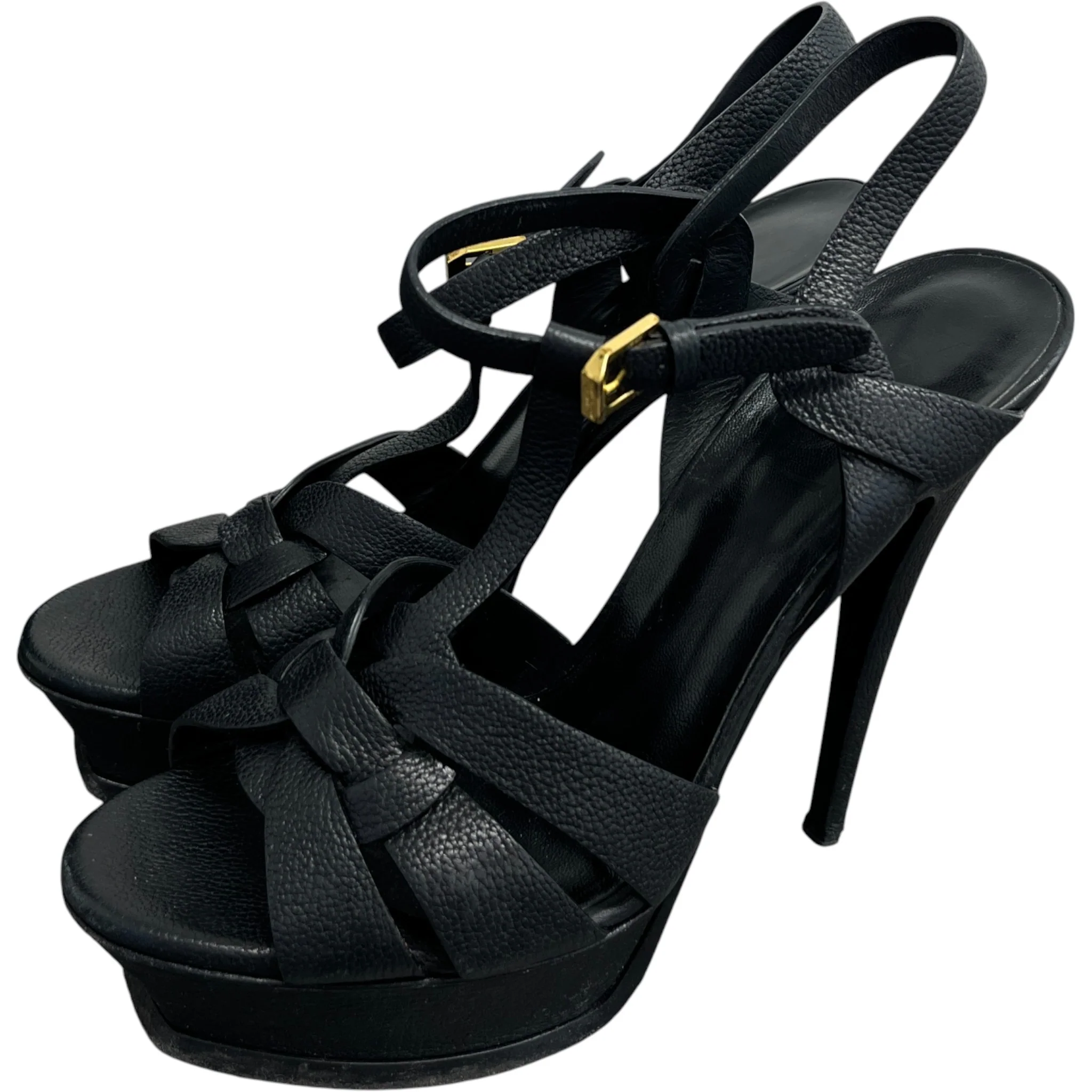 Women's Tribute 105 Platform Sandals Heels Black Size EU 38 / UK 5 - Image 9