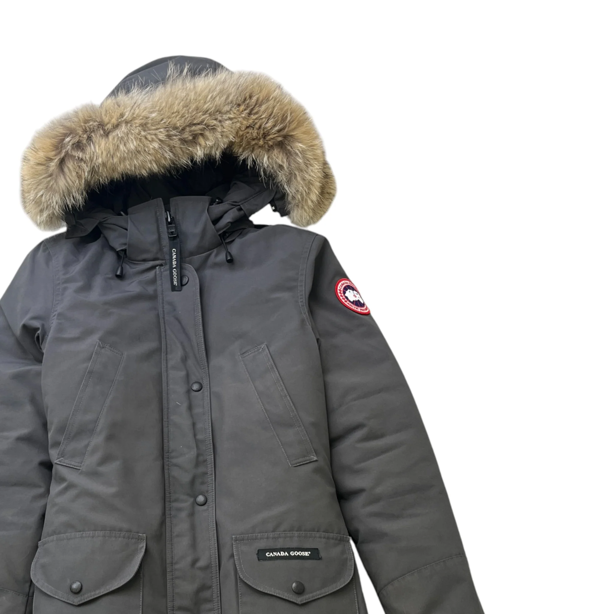 Women's Trillium Down Jacket Grey Size XS - Image 3