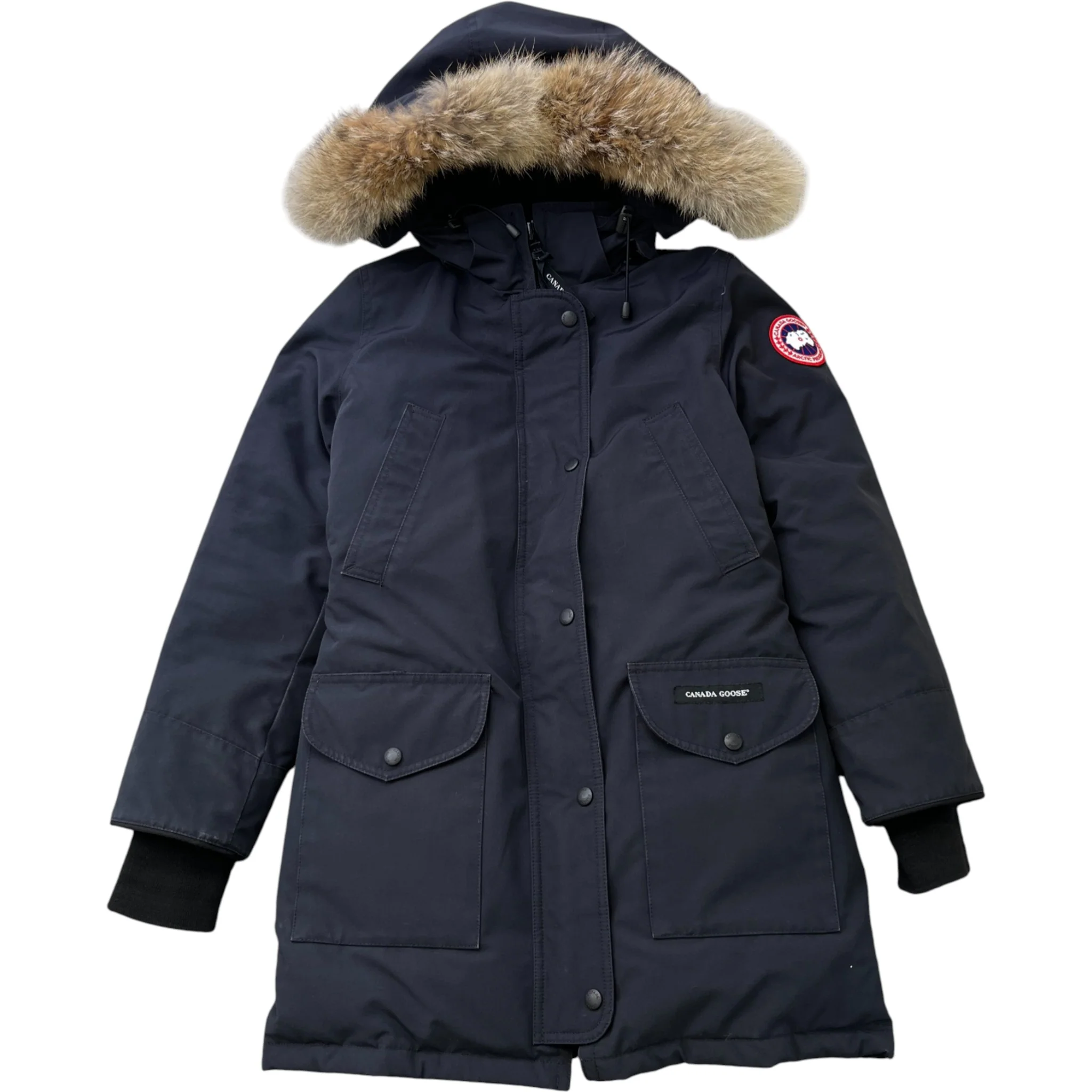 Women's Trillium Parka Down Jacket Navy Size S