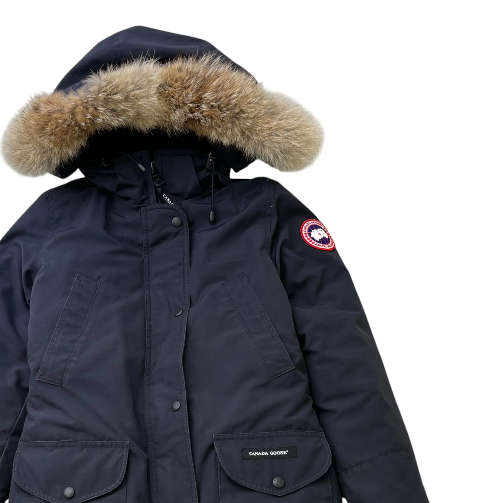 Women's Trillium Parka Down Jacket Navy Size S - Image 3
