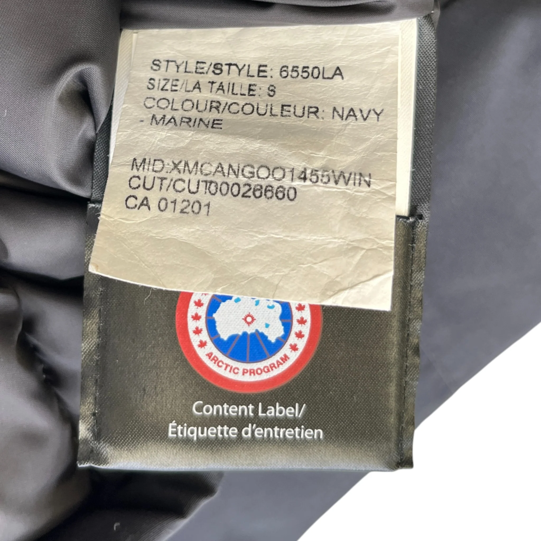 Women's Trillium Parka Down Jacket Navy Size S - Image 7