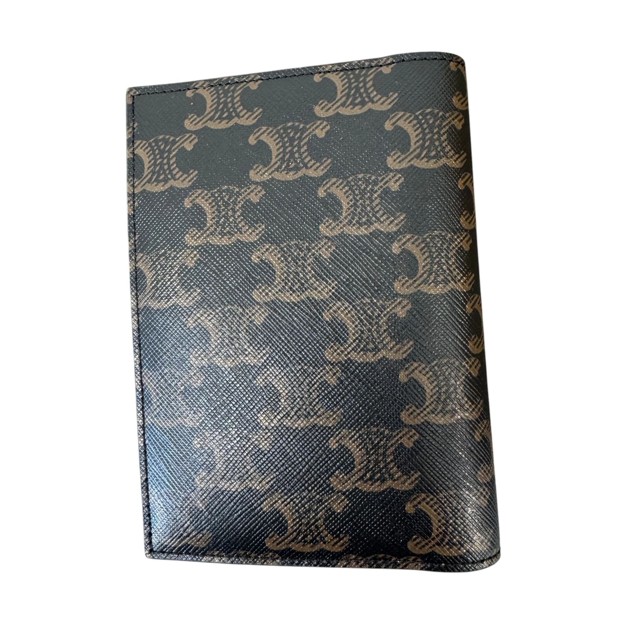 Women's Triomphe Canvas Passport Holder Brown - Image 2