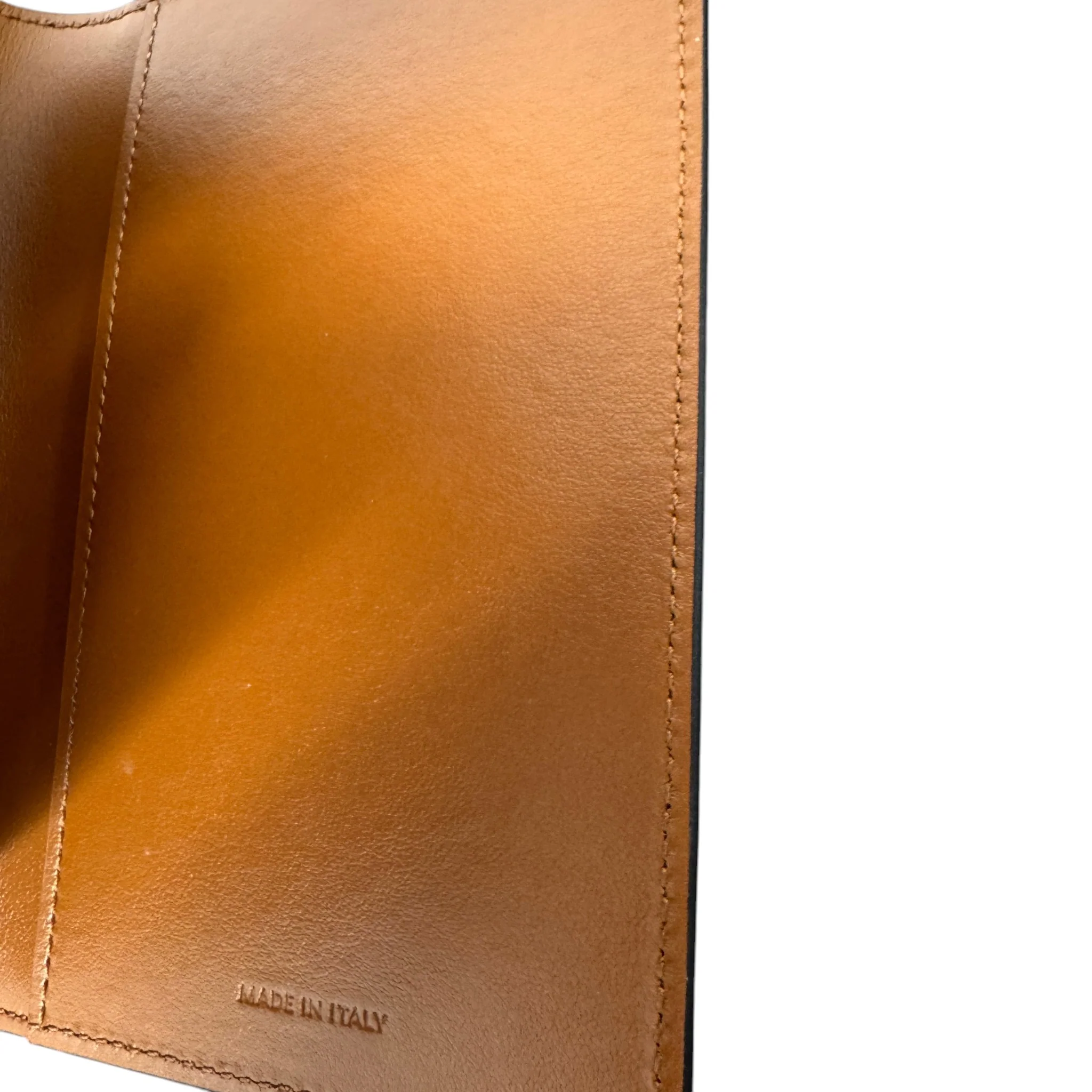 Women's Triomphe Canvas Passport Holder Brown - Image 4
