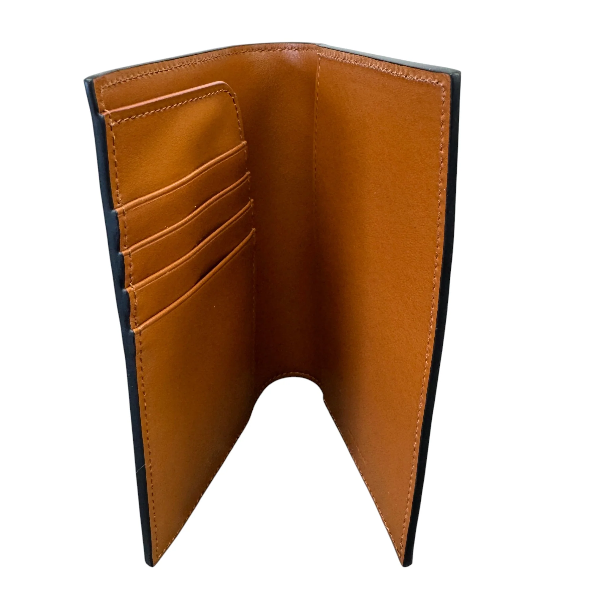 Women's Triomphe Canvas Passport Holder Brown - Image 5