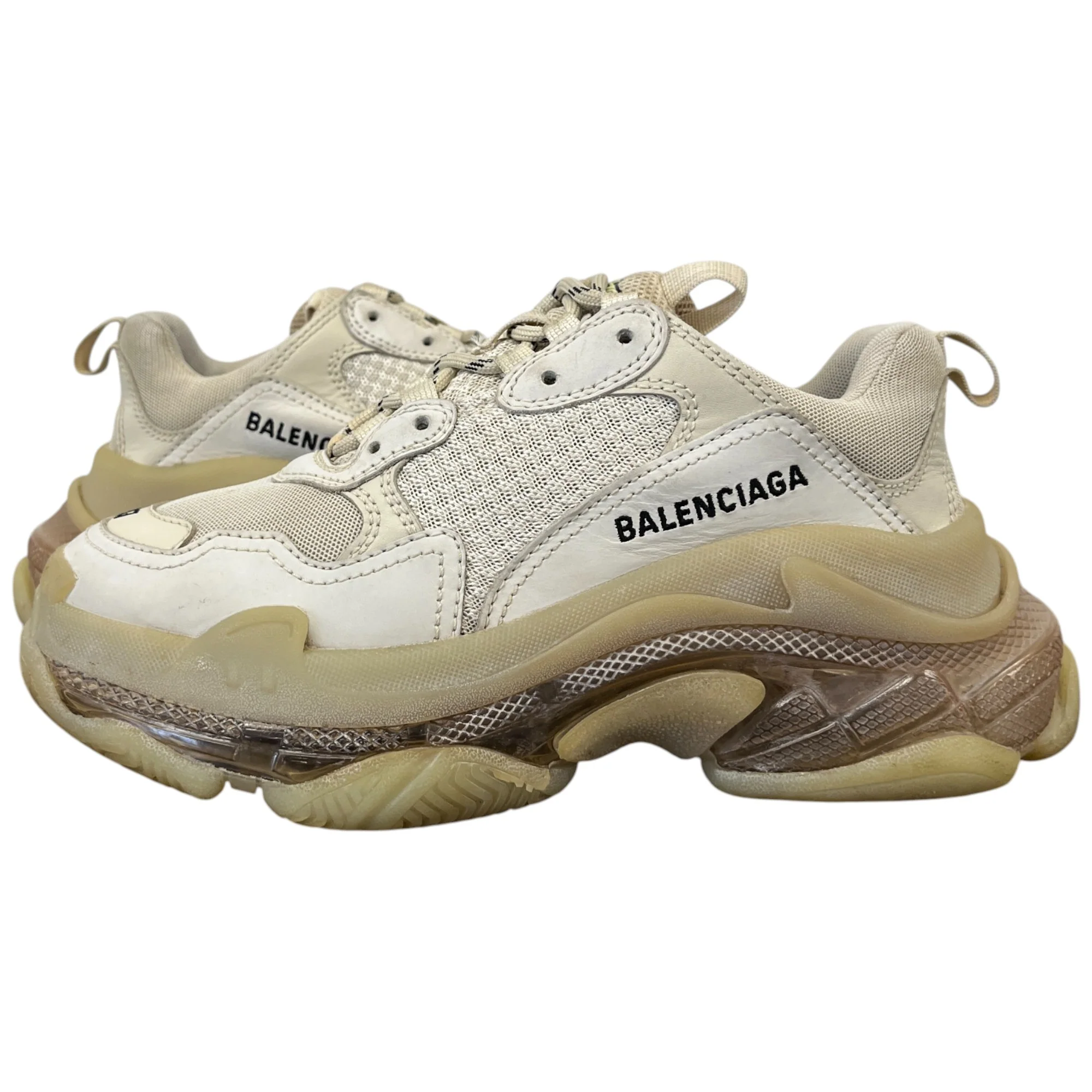 Women's Tripe S Low Trainers Beige Size EU 37 / UK 4 - Image 3
