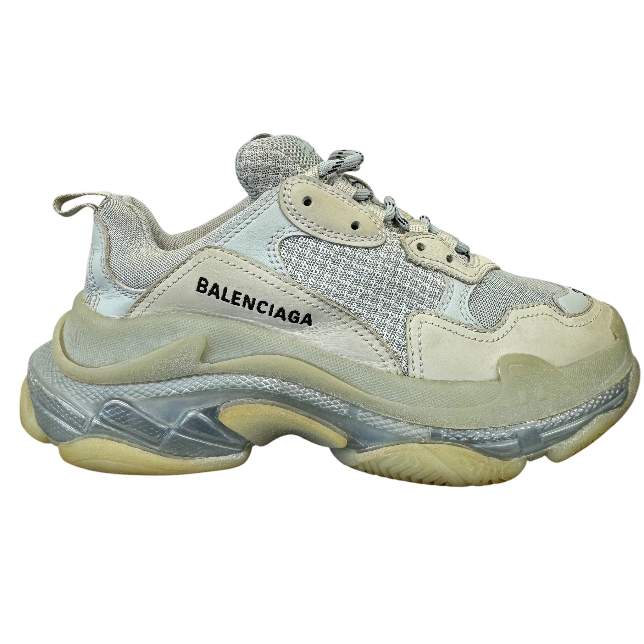 Women's Triple S Low Trainers Beige Size EU 39 / UK 6