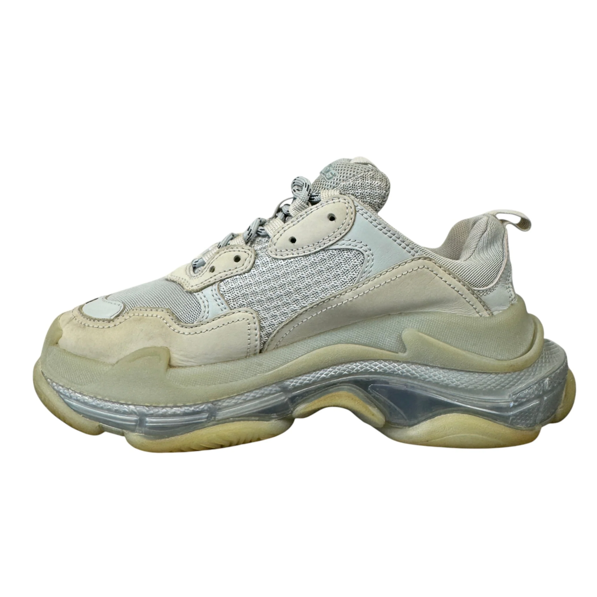 Women's Triple S Low Trainers Beige Size EU 39 / UK 6 - Image 2