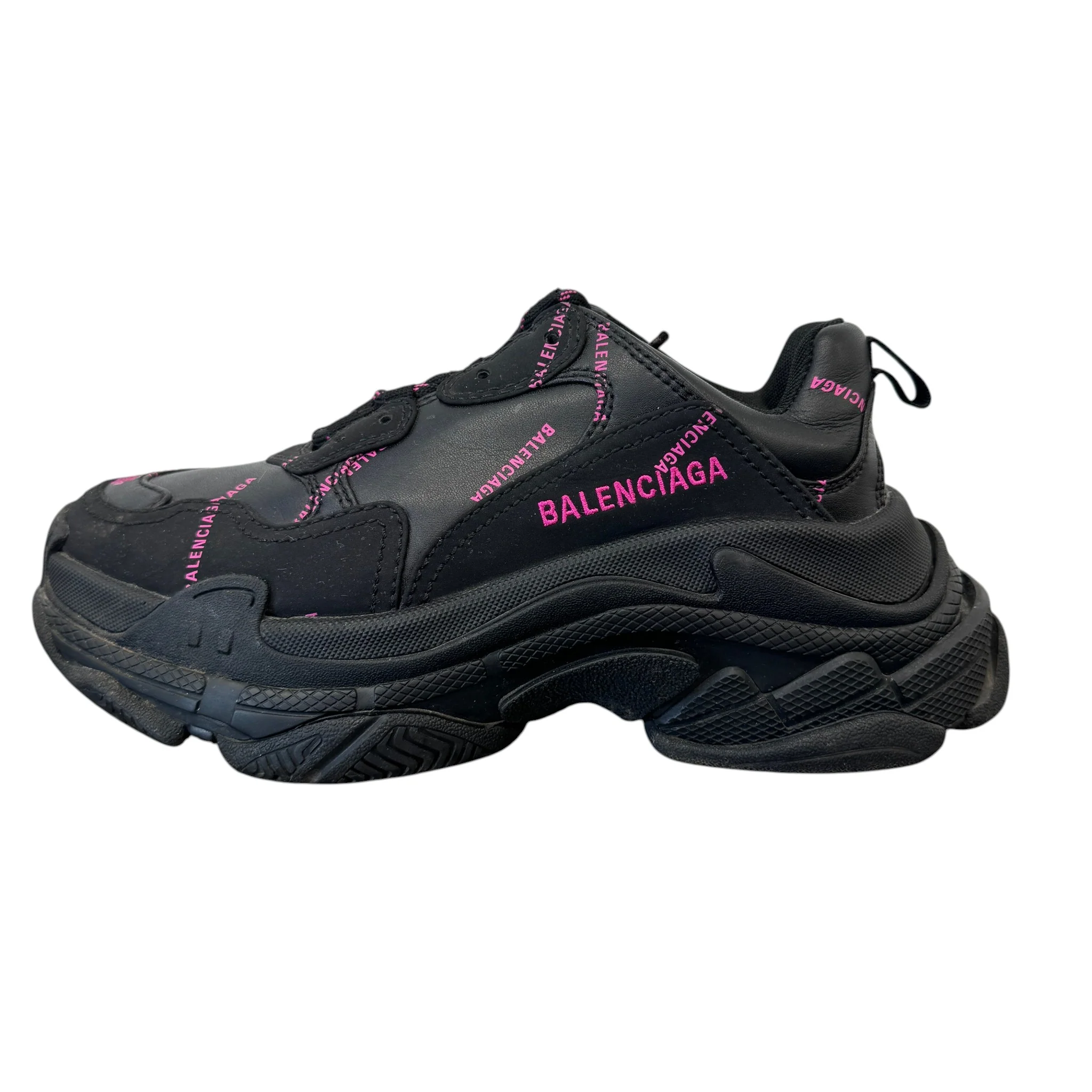 Women's Triple S Low Trainers Black Size EU 37 / UK 4 - Image 4